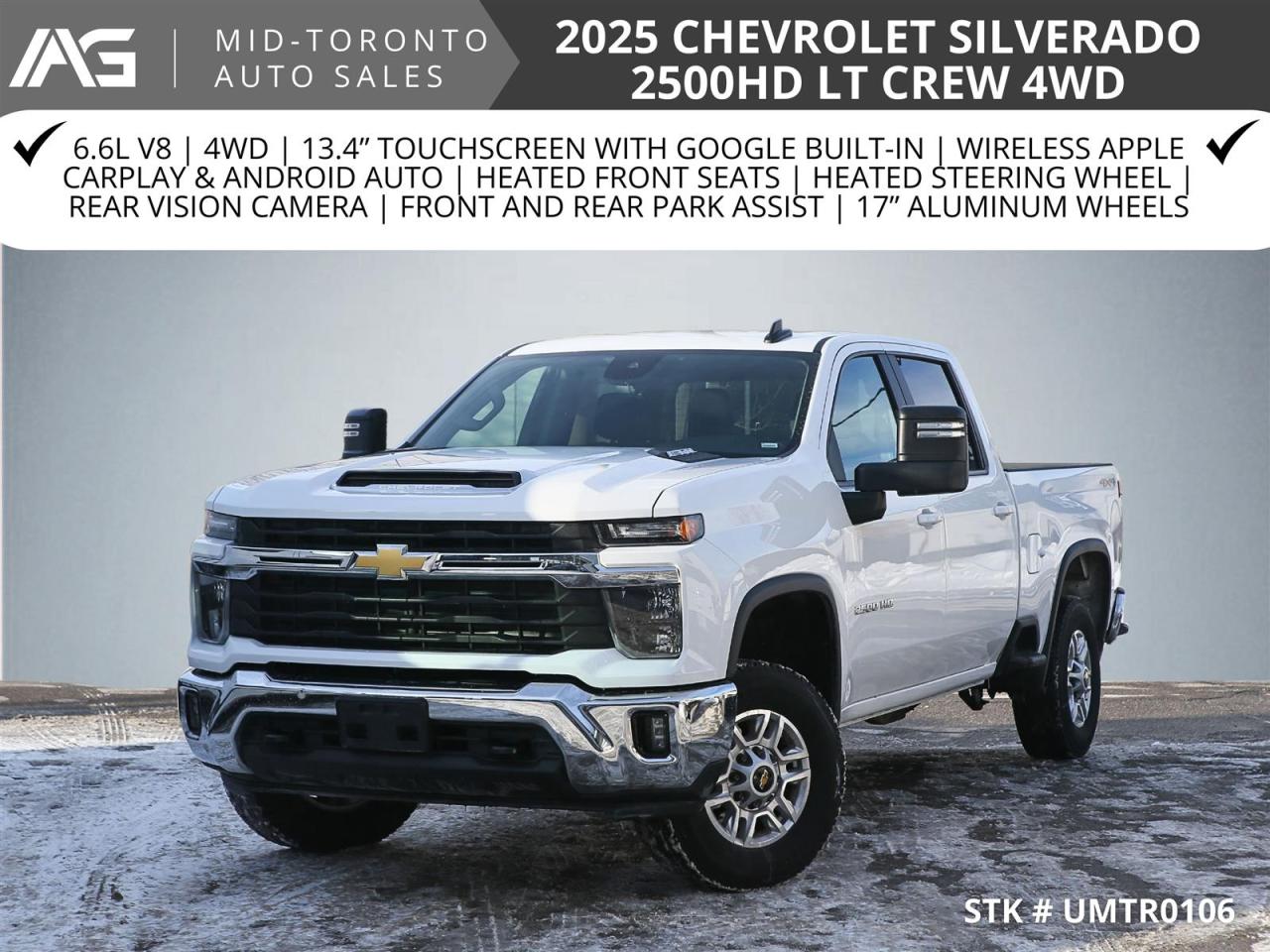 2025 Chevrolet Silverado 2500 HD LT Crew Cab 4X4 | Long Box 6.8 FT | 6.6 V8 | ALLISON 10 SPD- Automatic Photo0