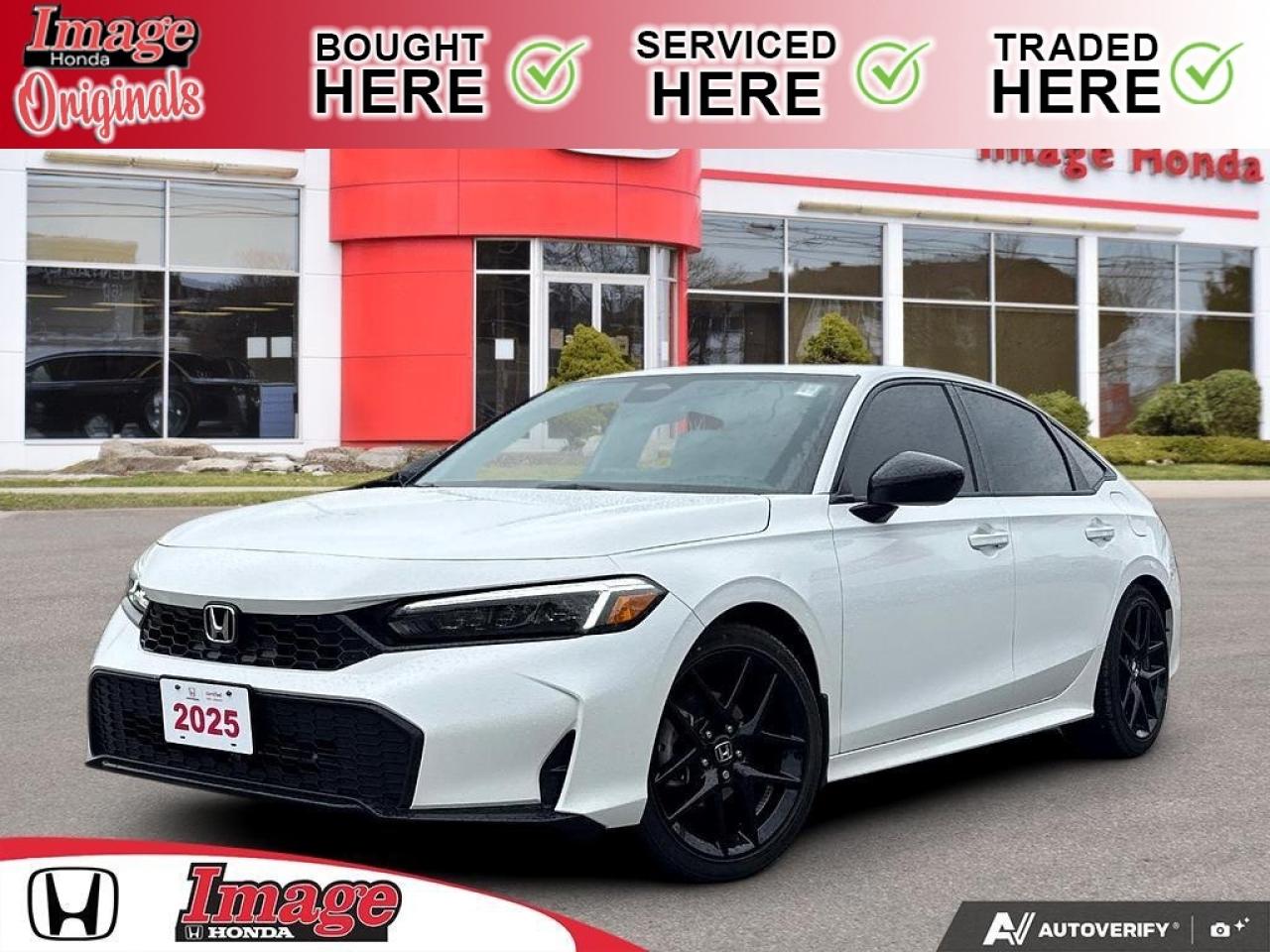 2025 Honda Civic Sedan Sport CVT   NO CLAIMS   APPLE CARPLAY   HTD SEATS Photo