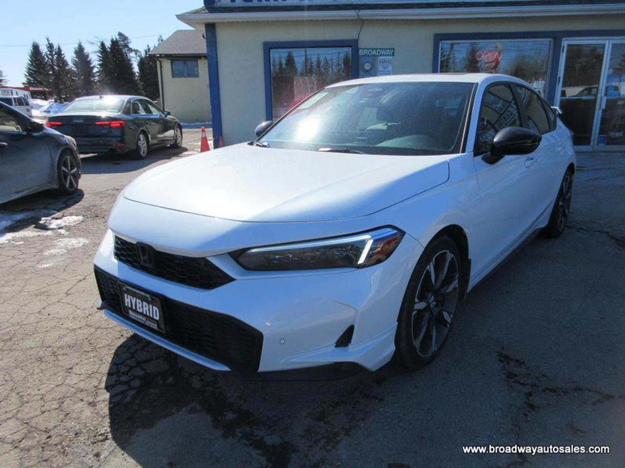 2025 Honda Civic LIKE NEW SPORT-TOURING-MODEL 5 PASSENGER 2.0L - HYBRID.. LEATHER.. HEATED SEATS & WHEEL.. POWER SUNROOF.. BACK-UP CAMERA..