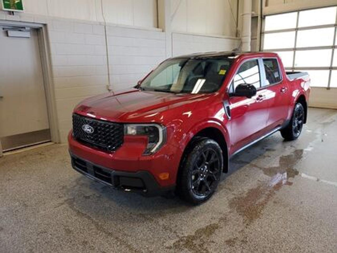 This all-new 2026 Ford Maverick Lariat 502A looks absolutely stunning in Ruby Red Metallic. This versatile compact pickup is powered by the 2.0L EcoBoost® engine, delivering 250 horsepower and 277 lb-ft of torque. Paired with an 8-speed automatic transmission, the Maverick is designed to provide an efficient 9.6L/100 km (30 Mile Per Gallon) combined fuel economy, making it a practical yet powerful option for city and highway driving.

Key Features:
Tire Inflator and Sealant Kit
Ford Connectivity Kit
Lane-Keeping System
B&O Sound System by Bang & Olufsen with HD Radio (8 Speakers, including Subwoofer)
Ford Co-Pilot360 Assist 2.0
360-Degree Camera
Adaptive Cruise Control with Lane Centering
Blind Spot Information System (BLIS®) with Cross-Traffic Alert
Heated Front Seats & Heated Steering Wheel
LED Box Lighting
Remote Start System
Spray-In Bed Liner
19 Machined-Painted Aluminum Wheels
Power Tailgate Lock
Pre-Collision Assist with Automatic Emergency Braking
Trailer Sway Control
Rear View Camera
SYNC® 4 with Enhanced Voice Recognition
Wireless Apple CarPlay® & Android Auto
Black Appearance Pkg
Power Sliding Rear Window

Moose Jaw Ford, conveniently located at 1010 North Service Road in Moose Jaw, is your trusted destination for all your automotive needs. With an impressive 4.8-star Google rating from nearly 1,500 reviews, we are proud to deliver an exceptional vehicle-buying experience tailored just for you. Our Moose Jaw Motives set us apart, offering unbeatable value like half-priced oil changes for life on pre-owned vehicles, one year of key and remote protection, and one year of tire and rim protection. Enjoy peace of mind with every purchase. At Moose Jaw Ford, were committed to driving positive change in our community by combining exceptional service, high-quality vehicles, and a guest-first approach. Visit us today!
