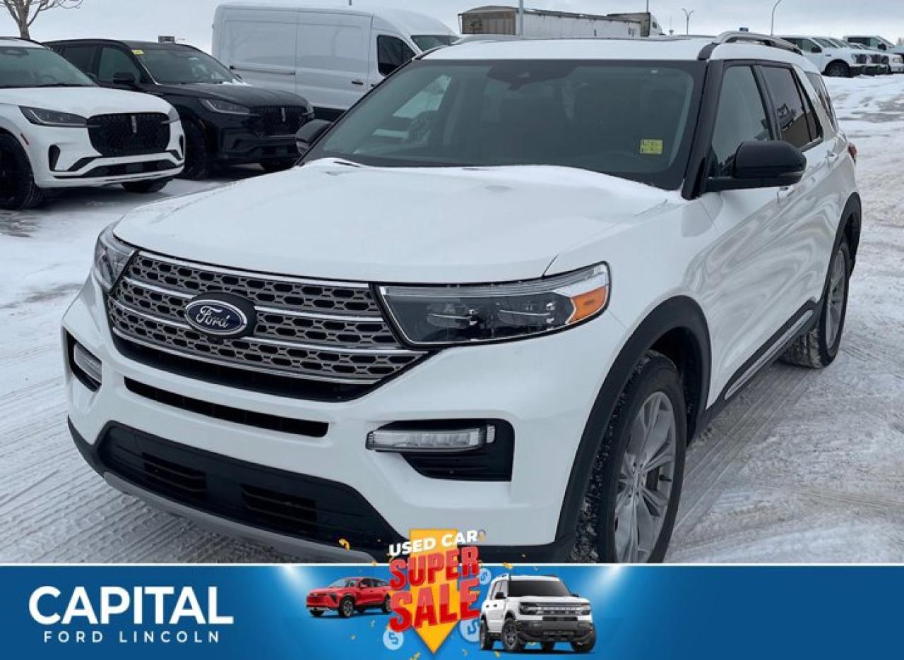 This Ford Explorer Limited is the best selling SUV in its class. Equipped with a 4WD Intercooled Turbo Premium Unleaded I-4 2.3 L/140 engine, this SUV is STAR WHITE in colour. The Limited trim features 20-inch wheels and is capable of towing and off-roading. You will be able to take the whole crew with the third row seating, great for road trips, camping and more! You will notice the vehicle has chrome door handles and the convenience of a keyless entry keypad. This spacious interior includes heated bucket seats, a media hub with 2 USB ports, SD card reader and an audio/video input jack and the overhead console has dome/map lights and a cool little holder for your shades. The Limited models come with a powerful sound system including a single-disc CD player and twelve speakers including two subwoofers. MP3-capable so you can load it up with all your music! Safety features include a reverse sensing system and a SOS post crash alert system. This vehicle would be an excellent addition for any family! Contact us today to test drive this Ford Explorer Limited.Check out this vehicles pictures, features, options and specs, and let us know if you have any questions. Helping find the perfect vehicle FOR YOU is our only priority.P.S...Sometimes texting is easier. Text (or call) 306-994-3121 for fast answers at your fingertips!Dealer License #307287