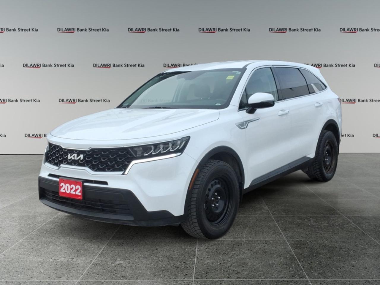 *** CASH PURCHASE PRICE $29700 PLUS HST *** Experience the 2022 Kia Sorento LX Premium AWD, draped in a crisp White finish that complements its agile handling and robust AWD drivetrain. Designed for the versatile needs of Canadian families, this SUV offers both style and substance that stands out on the road. The body of this SUV radiates confidence with sleek lines and alloy wheels that catch the eye. Inside, a thoughtful blend of comfort and functionality is showcased with premium materials and spacious seating, ideal for both city driving and weekend adventures. Heated seats and dual-zone air conditioning ensure all passengers enjoy every journey, regardless of the weather outside. Advanced technology puts you in command with smart device integration and a user-friendly touchscreen interface. Stay connected safely with Bluetooth connectivity and rely on features like lane assist and a backup camera to enhance your driving experience. Safety is paramount with brake assist further ensuring peace of mind on every trip. This 2022 Kia Sorento LX Premium AWD is perfect for families or individuals seeking a reliable, stylish, and well-equipped vehicle. Contact us today to find out more and see how this dependable SUV can meet your driving expectations.