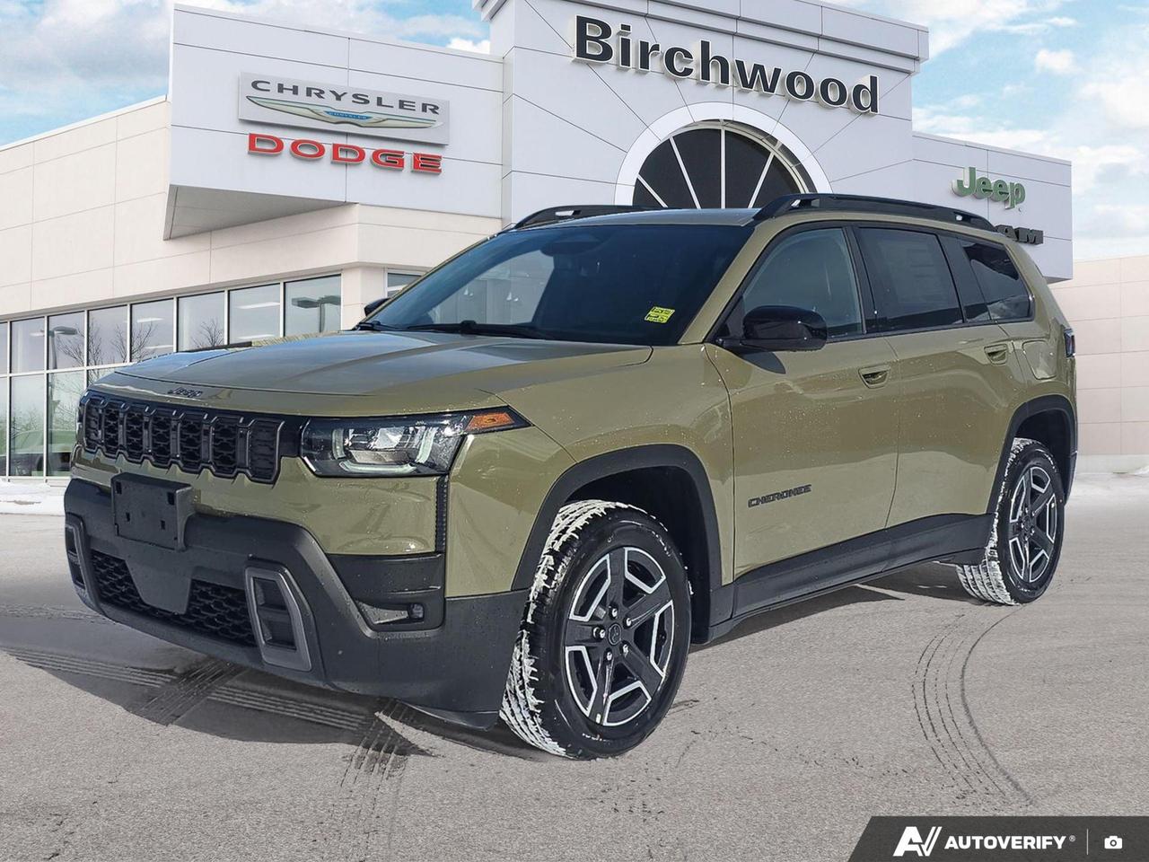 Electronic Stability Control
Hill Start Assist
Rough road cruise control
Trailer Sway Control
Advanced multistage front air bags
Supplemental drivers knee blocker air bag
Supplemental front seatmounted side air bags
Supplemental side curtain air bags
Supplemental rear seat side air bags
Tire pressure monitoring display
AllSpeed Traction Control
Electronic Roll Mitigation
4wheel antilock disc brakes
Jeep Active Drive I
SelecTerrain Traction Management System
Experience the future of SUVs with the 2026 Jeep Cherokee Laredo! This cutting-edge hybrid combines power and efficiency, perfect for eco-conscious adventurers.

- 1.6L 4 cyl. hybrid engine with 4WD capability
- Advanced Uconnect 5 system with 12.3 display
- Adaptive Cruise Control with Stop & Go
- Heated front seats and steering wheel
- Active Driving Assist System for enhanced safety
- Wireless phone connectivity and 4G LTE Wi-Fi hotspot
- Selec-Terrain system for optimal traction in various conditions

Dont miss out on this innovative SUV! Reserve yours today or contact Birchwood Chrysler Dodge Jeep Ram to schedule a test drive and experience the next generation of Cherokee performance.
Birchwood Chrysler Dodge is your choice for New Chrysler, Dodge, Jeep, RAM vehicles in Winnipeg. 
 
With us, Experience is Everything. Complete as much or as little of your purchase online as you like. All pricing you see is what you pay. No hidden fees. All new vehicle special offers and discounts are already calculated in the pricing. On our website you can choose payment options and terms knowing these are transparent and accurate.

Start your purchase online to build your exact pricing to your specifics like how much money down, vehicle trade and any accessories or added optional protection that suits your needs.

Any questions let us know by calling (204) 774-4444, wed love to send you a video to clarify any questions about a vehicle!

Visit us in store at 90-3965 Portage Ave in the Birchwood Autopark.

Dealer permit #5686
Dealer permit #5686