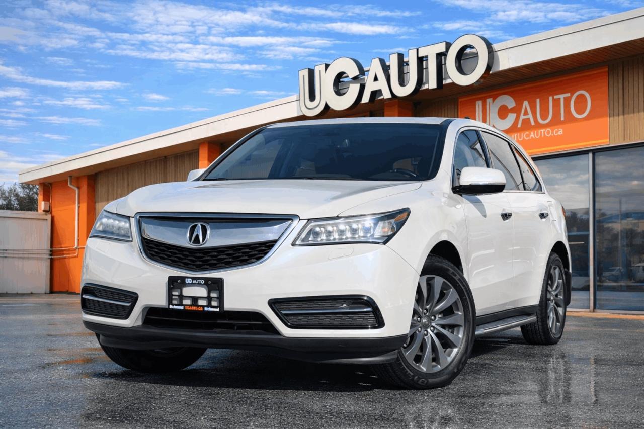 <p>2014 ACURA MDX NAV PKG</p><p>TRUE PRICE, NO HIDDEN FEE, FREE CARFAX, FULL INSPECTION</p><p>CLEAN TITLE, BC LOCAL</p><p>Highlight Features</p><p>- Backup Camera&nbsp;</p><p>- Navigation System</p><p>- Power Sunroof</p><p>- Heated Mirror</p><p>- Memory Seats</p><p>- Heated Seats</p><p>- Heated Steering Wheels</p><p>- Bluetooth Technology</p><p>- FM/AM Radio</p><p>- Cruise Control</p><p>- Variable Driving Mode</p><p>- AND MUCH MORE</p><p><br></p><p><p>Although every attempt is made to ensure the accuracy of the data above, due to the possibility of human error, we cannot guarantee the accuracy of the displayed information, the availability of this vehicle, or the accuracy of its photo or stock photo. Such information may not reflect exact vehicle color, trim, options, price or other specifications.<br></p><p><br></p><br><p><br></p><p><strong><strong><strong><strong><strong><strong><span>*** FULL CARFAX REPORT AND INSPECTION PAPER AVAILABLE!!***</span></strong></strong></strong></strong></strong></strong></p><p><strong><strong><strong><span>*** BEST VALUE FOR YOUR TRADE-IN OR SELL US YOUR CARS!!***</span></strong></strong></strong></p><p><strong><strong><strong><span>*** COMPETITIVE RATE FOR FINANCING!!***</span></strong></strong></strong></p><p><strong><strong><strong><span><br></span></strong></strong></strong></p><p><strong><strong><strong><strong>DL#40299 UC Auto</strong></strong></strong></strong><br></p><p><strong><strong><strong><span>3891 No 3 Rd, Richmond, BC V6X 2B8</span></strong></strong></strong></p><p><span>*All price excludes $495 Doc Fee& $395Vehicle Preparation Fee and applicable taxes.*</span></p><p><br></p><p><strong><span>*Finance and Lease option available on vehicle year 2014<span>&nbsp;</span>or newer*</span></strong></p><span id=jodit-selection_marker_1772492879116_11803832245745183 data-jodit-selection_marker=start style=line-height: 0; display: none;></span><br></p>
