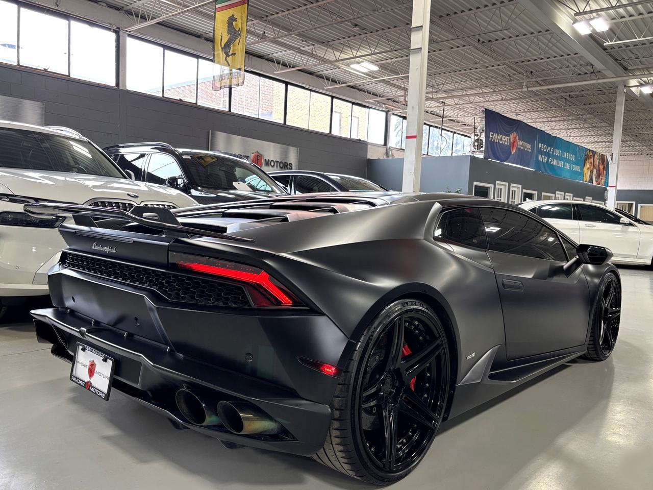 2015 Lamborghini Huracan LP610-4|AWD|NO LUXTAX|MATTEPPF|CERAMICBRAKES|LIFT| Photo