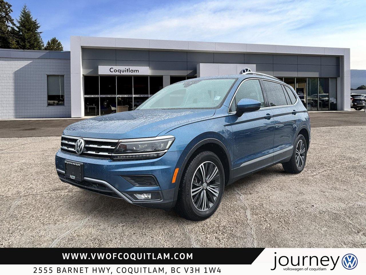 Used 2018 Volkswagen Tiguan Highline 2.0T 8sp at w/Tip 4M for sale in Coquitlam, BC