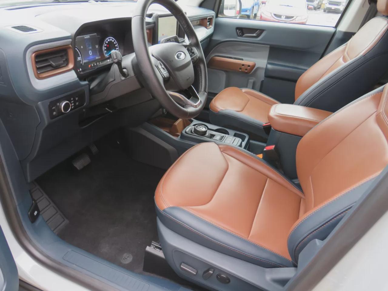 2024 Ford Maverick LARIAT | Hybrid | One Owner!! | Clean Title/No Accidents!! | Safety/Certified!! | Trailer Hitch | Alloy Rims | Two-Tone Leather | Navigation | Push Button Start | Power Seats | Reverse Camera | Digital Touchscreen | Heated Seats/Steering Wheel | Photo