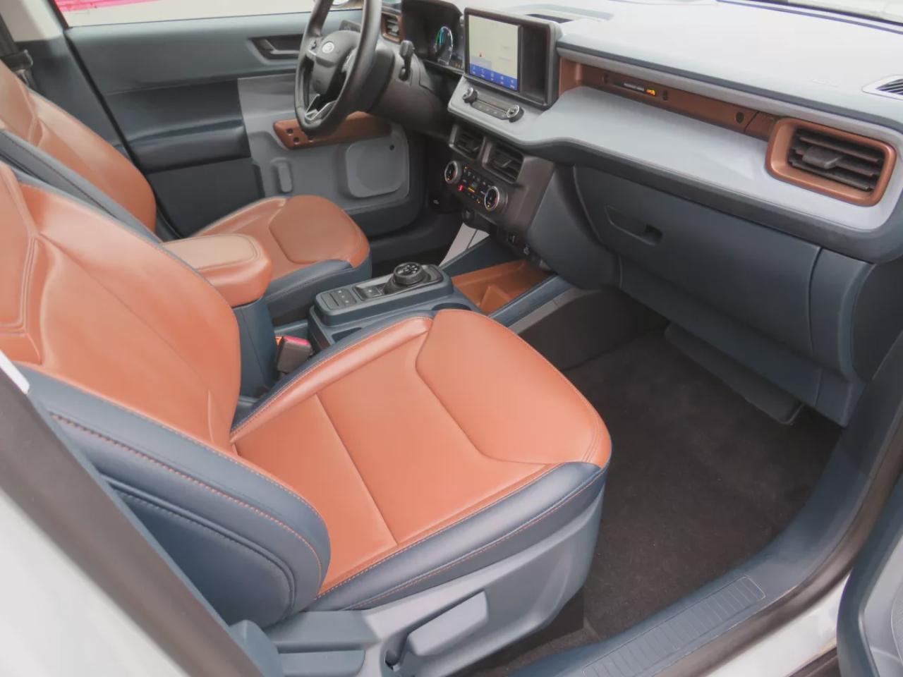 2024 Ford Maverick LARIAT | Hybrid | One Owner!! | Clean Title/No Accidents!! | Safety/Certified!! | Trailer Hitch | Alloy Rims | Two-Tone Leather | Navigation | Push Button Start | Power Seats | Reverse Camera | Digital Touchscreen | Heated Seats/Steering Wheel | Photo