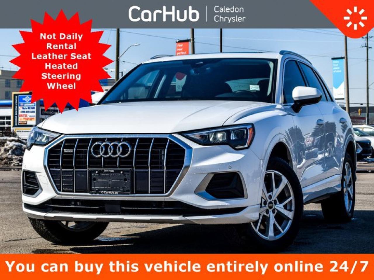 2022 Audi Q3 Progressiv Quattro Pano Sunroof Leather Blind Spot Lane Departure Alloy Rims Photo