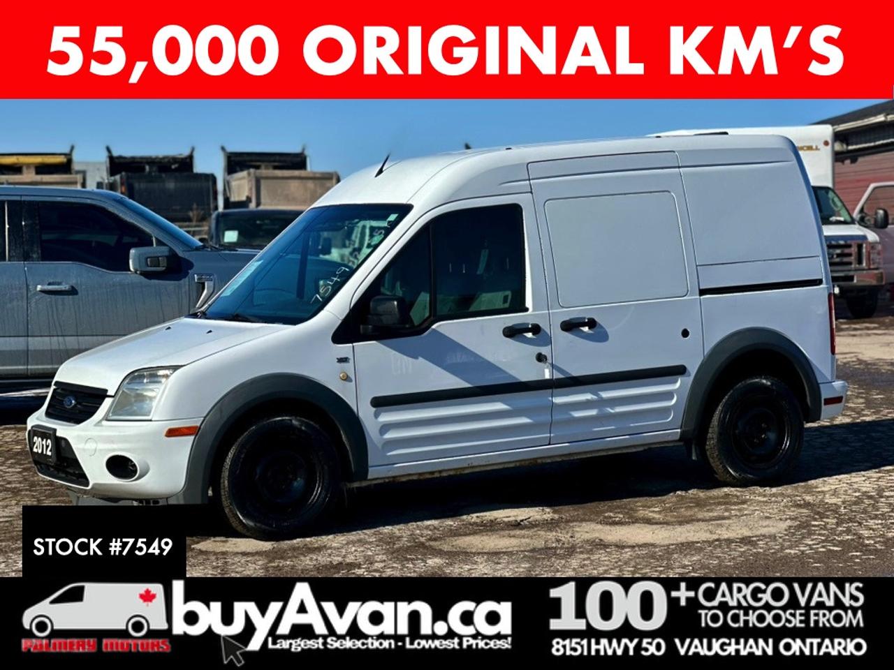 2012 Ford Transit Connect Cargo Van XLT LOW KMS 1-OWNER + Divider Photo