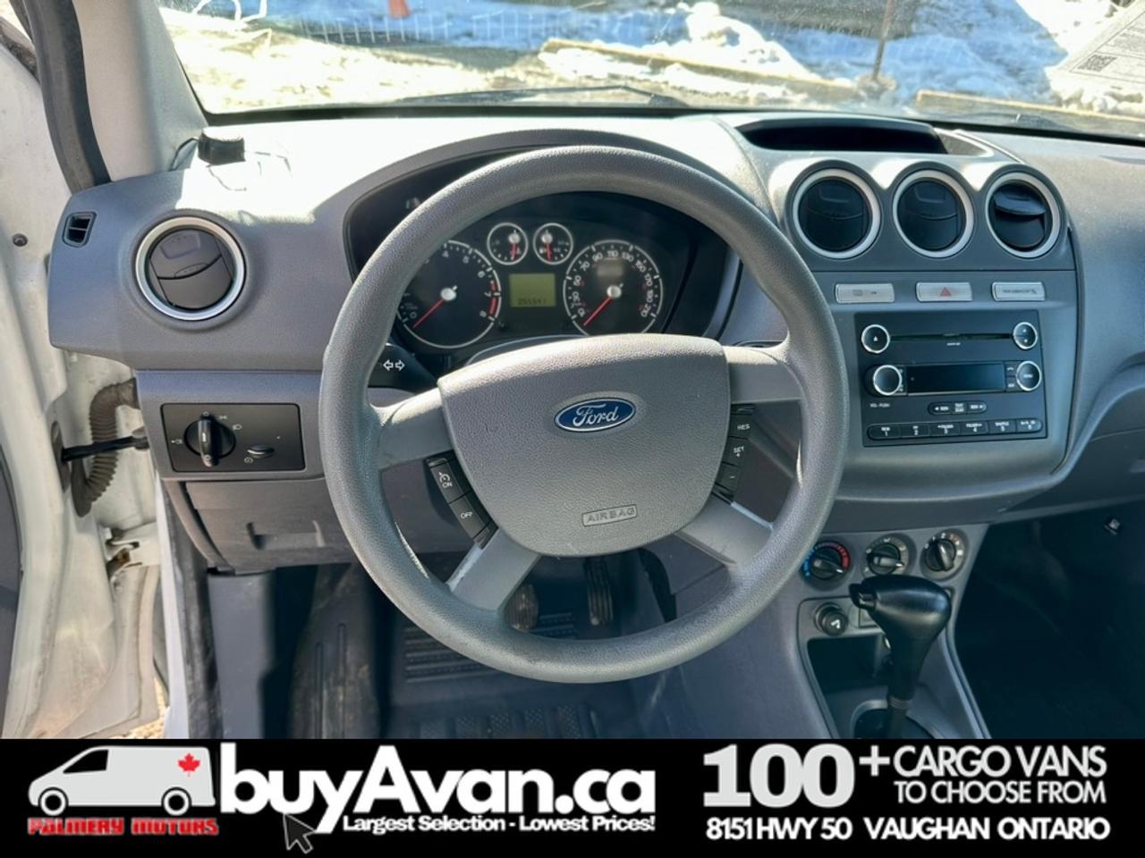 2012 Ford Transit Connect Cargo Van XLT LOW KMS 1-OWNER + Divider Photo