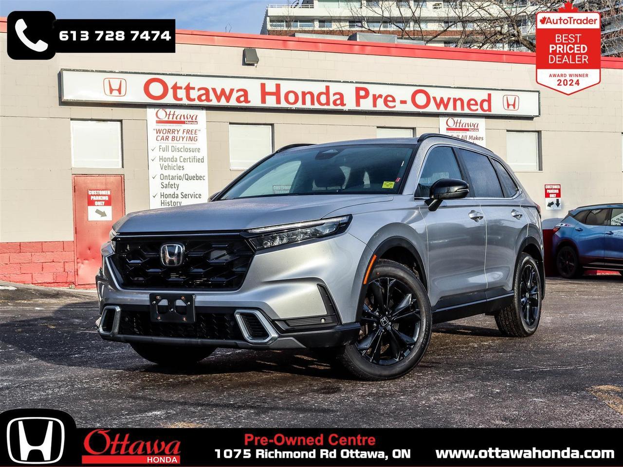 2023 Honda CR-V Hybrid Touring LEATHER NAVI SUNROOF Photo0