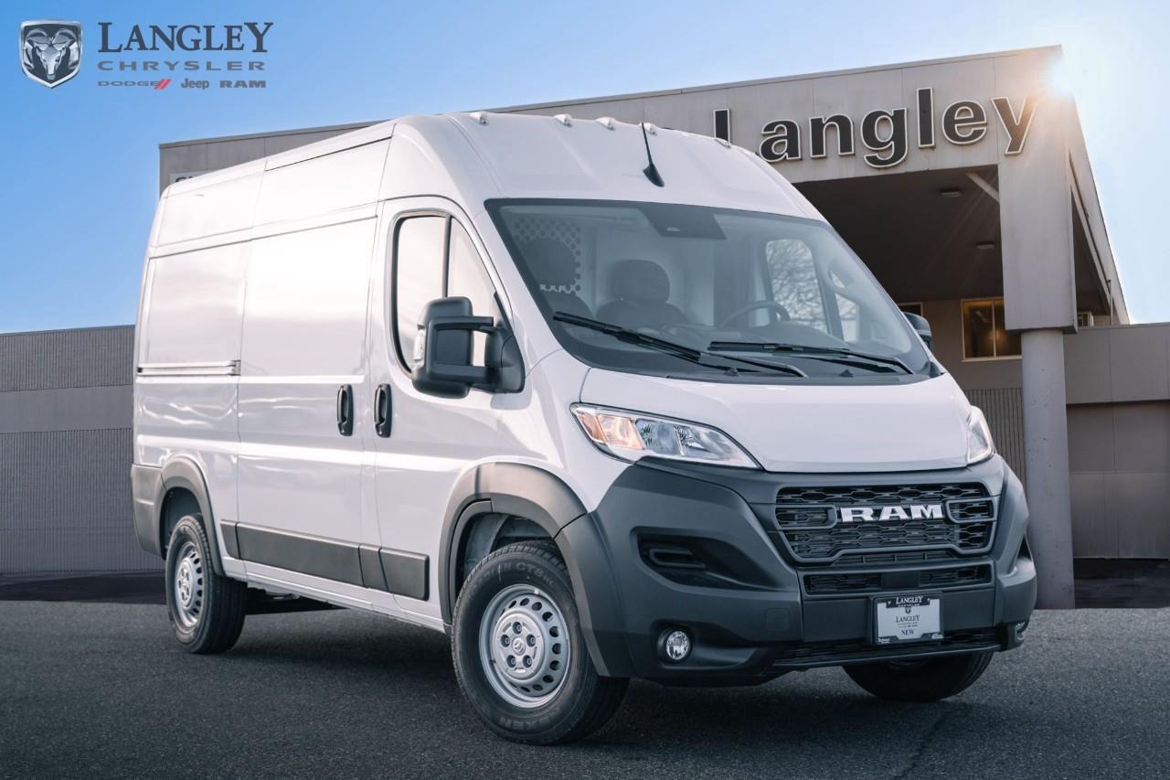 <p><strong>2025 RAM ProMaster 2500 SLT High Roof 136" WB</strong></p><p>The 2500 series SLT provides an ideal balance of increased payload capacity and modern interior tech, featuring the High Roof for over 6 feet of standing room inside the cargo area.</p><ul><li><p><strong>Engine</strong>: 3.6L Pentastar VVT V6 (276 hp, 250 lb-ft torque)</p></li><li><p><strong>Drivetrain</strong>: Front-Wheel Drive (FWD) with 9-speed automatic transmission</p></li><li><p><strong>Max Payload</strong>: 1,850 kg (4,080 lbs)</p></li><li><p><strong>Cargo Volume</strong>: 10,000L (353 cu. ft.)</p></li><li><p><strong>Technology</strong>: 10.1-inch Uconnect® 5 touchscreen</p></li><li><p><strong>Key Features</strong>: 136-inch wheelbase, High Roof, 16-inch aluminum wheels</p></li></ul><p>Come book a test drive at Langley Chrysler, conveniently located in Langley, British Columbia.</p>*All new vehicle purchases are plus the PDI accessory installs and any price increases provided by the manufacturer. For trucks the accessories will include wheel locks, spray-in liners, and mud flaps. For all other vehicles, wheel locks are standard, other equipment may apply. Confirm with the dealer.

<p>*All prices are net of all manufacturer incentives and/or rebates and are subject to change by the manufacturer without notice. All prices plus applicable taxes, applicable environmental recovery charges, documentation of $599 and full tank of fuel surcharge of $76 if a full tank is chosen.<br />Other items available that are not included in the above price:<br />Tire & Rim Protection and Key fob insurance starting from $599<br />Service contracts (extended warranties) for up to 7 years and 200,000 kms starting from $599<br />Custom vehicle accessory packages, mudflaps and deflectors, tire and rim packages, lift kits, exhaust kits and tonneau covers, canopies and much more that can be added to your payment at time of purchase<br />Undercoating, rust modules, and full protection packages starting from $199<br />Flexible life, disability and critical illness insurances to protect portions of or the entire length of vehicle loan?im?im<br />Financing Fee of $500 when applicable<br />Prices shown are determined using the largest available rebates and incentives and may not qualify for special APR finance offers. See dealer for details. This is a limited time offer.</p>