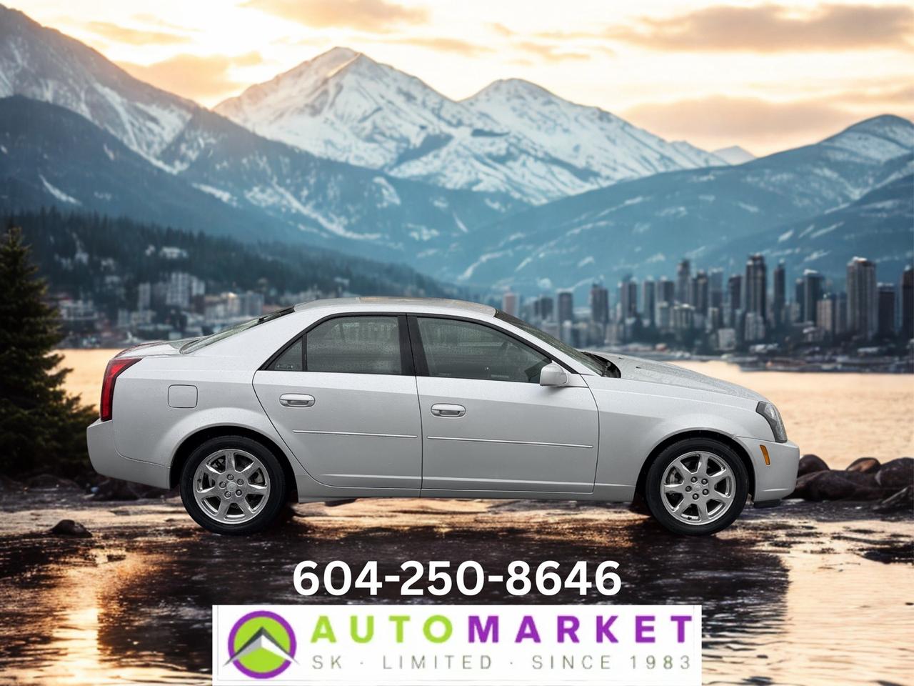 CALL OR TEXT KARL @ 6-0-4-2-5-0-8-6-4-6 FOR INFO & TO CONFIRM WHICH LOCATION.<br /><br />BEAUTIFUL EXAMPLE OF AMERICAN LUXURY AT IT'S FINEST. THIS IS YOUR CHANCE TO OWN A CADILLAC AND NOT BREAK THE BANK! THIS ONE HAS BEEN THROUGH THE SHOP, HAD A FULL INSPECTION AND IS READY TO GO. THIS IS A LOCAL 1 OWNER CAR THAT HAS THE FULL SERVICE HISTORY SINCE DAY 1. TIRES AND BRAKES, AS WELL AS EVERYTHING ELSE, IS IN GREAT SHAPE, IT NEEDS NOTHING.&nbsp;<br /><br />2 LOCATIONS TO SERVE YOU, BE SURE TO CALL FIRST TO CONFIRM WHERE THE VEHICLE IS.<br /><br />We are a family owned and operated business for 40 years. Since 1983 we have been committed to offering outstanding vehicles backed by exceptional customer service, now and in the future. Whatever your specific needs may be, we will custom tailor your purchase exactly how you want or need it to be. All you have to do is give us a call and we will happily walk you through all the steps with no stress and no pressure.<br /><br />&nbsp; &nbsp; &nbsp; &nbsp; &nbsp; &nbsp; &nbsp; &nbsp; &nbsp; &nbsp; &nbsp; &nbsp; &nbsp; &nbsp; &nbsp; &nbsp; &nbsp; &nbsp; &nbsp; &nbsp; &nbsp; &nbsp; WE ARE THE HOUSE OF YES!<br /><br />ADDITIONAL BENEFITS WHEN BUYING FROM SK AUTOMARKET:<br /><br />-ON SITE FINANCING THROUGH OUR 17 AFFILIATED BANKS AND VEHICLE&nbsp; &nbsp; &nbsp; &nbsp; &nbsp; &nbsp; &nbsp; &nbsp; &nbsp; &nbsp; &nbsp; &nbsp; &nbsp; &nbsp; &nbsp; &nbsp; &nbsp; &nbsp; &nbsp; &nbsp; &nbsp; &nbsp; &nbsp; &nbsp; &nbsp; &nbsp;FINANCE COMPANIES.<br />-IN HOUSE LEASE TO OWN PROGRAM.<br />-EVERY VEHICLE HAS UNDERGONE A 120 POINT COMPREHENSIVE INSPECTION.<br />-EVERY PURCHASE INCLUDES A FREE POWERTRAIN WARRANTY.<br />-EVERY VEHICLE INCLUDES A CARFAX AND ICBC DAMAGE REPORT.<br />-EVERY VEHICLE IS GUARANTEED LIEN FREE.<br />-DISCOUNTED RATES ON PARTS AND SERVICE FOR YOUR NEW CAR AND ANY OTHER&nbsp; &nbsp;FAMILY CARS THAT NEED WORK NOW AND IN THE FUTURE.<br />-40 YEARS IN THE VEHICLE SALES INDUSTRY.<br />-A+++ MEMBER OF THE BETTER BUSINESS BUREAU.<br />-RATED&nbsp;TOP DEALER BY CARGURUS 8 YEARS IN A ROW<br />-MEMBER&nbsp;IN GOOD STANDING WITH THE VEHICLE SALES AUTHORITY OF BRITISH&nbsp; &nbsp;COLUMBIA.<br />-MEMBER OF THE AUTOMOTIVE RETAILERS ASSOCIATION.<br />-COMMITTED CONTRIBUTOR TO OUR LOCAL COMMUNITY AND THE RESIDENTS OF BC.<br /> This vehicle has been Fully Inspected, Certified and Qualifies for Our Free Extended Warranty.Don't forget to ask about our Great Finance and Lease Rates. We also have a Options for Buy Here Pay Here and Lease to Own for Good Customers in Bad Situations. 2 locations to help you, White Rock and Langley. Be sure to call before you come to confirm the vehicles location and availability or look us up at www.automarketsales.com. White Rock 604-542-4970 and Langley 604-533-1310. Serving Surrey, Delta, Langley, Richmond, Vancouver, all of BC and western Canada. Financing & leasing available. CALL SK AUTOMARKET LTD. 6045424970. Call us toll-free at 1 877 813-6807. $999 Documentation fee (negotiable) and applicable taxes are in addition to advertised prices. LANGLEY LOCATION DEALER# 40038 S. SURREY LOCATION DEALER #9987