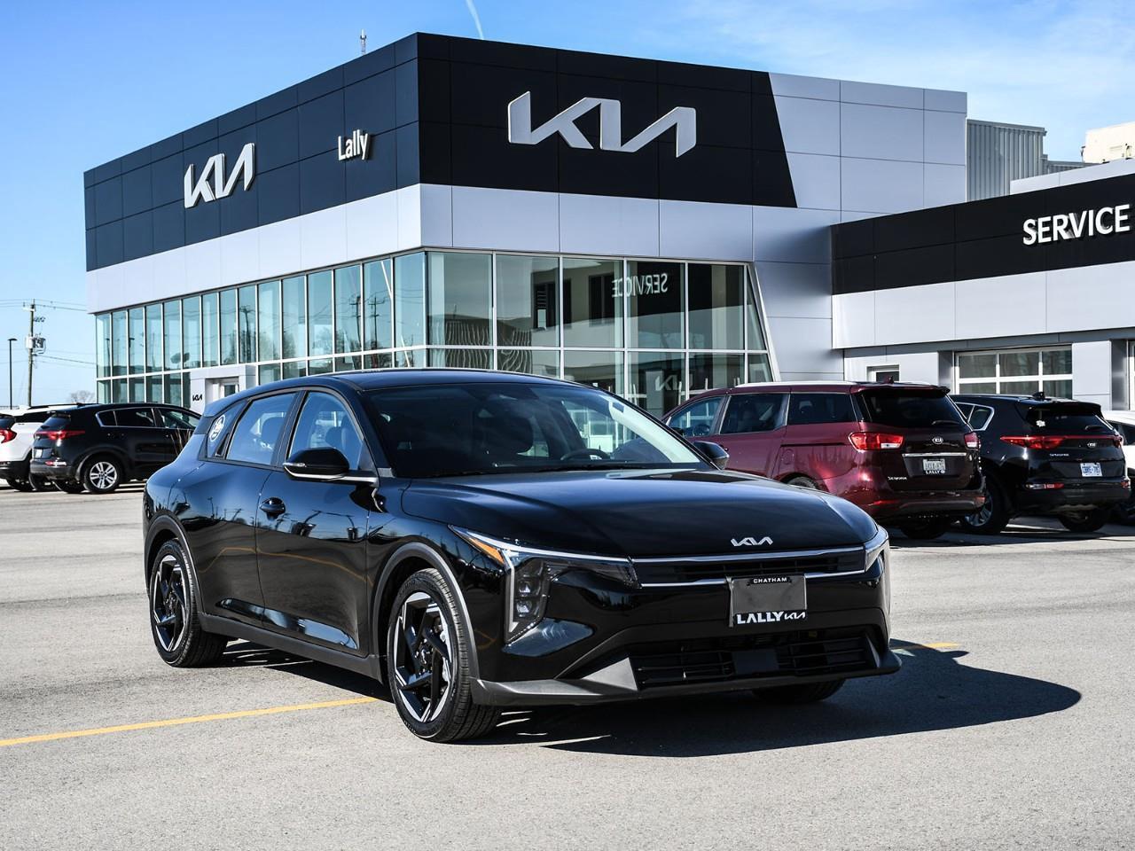 <h3><strong>2026 Kia K4 Hatchback  EX  Stock #LKFR00607</strong></h3><p>The <strong>2026 Kia K4 Hatchback EX</strong> combines sporty styling, modern technology, and everyday practicality in a compact car designed for drivers who want versatility without sacrificing comfort. Powered by a <strong>2.0-litre 4-cylinder engine producing 147 horsepower</strong>, paired with a smooth <strong>Intelligent Variable Transmission (IVT)</strong>, the K4 Hatchback delivers responsive performance and efficient daily driving.</p><p>Inside, the EX trim offers a thoughtfully designed cabin with <strong>heated front seats</strong> and a <strong>heated steering wheel</strong>, helping keep you comfortable through colder Canadian mornings. The hatchback layout adds extra practicality, offering <strong>approximately 628 litres of cargo space behind the rear seats</strong>, with even more room when the seats are folded down.</p><p>Technology is front and centre with a modern infotainment system featuring <strong>wireless Apple CarPlay and Android Auto</strong>, allowing seamless smartphone connectivity for navigation, music, and hands-free communication. Additional features such as <strong>wireless phone charging</strong> and Kias advanced driver-assist systems  including <strong>Lane Keeping Assist and Smart Cruise Control with Stop & Go</strong>  help make every drive more connected and confident.</p><p>With bold design, flexible cargo space, and a strong suite of modern features, the <strong>2026 Kia K4 Hatchback EX</strong> is an excellent choice for drivers seeking a stylish and practical compact hatchback.</p><p><strong>Call us today for the latest incentives from Kia Canada!</strong></p> <p>OnRoads: Deductible coverage + Windshield chip coverage + theft/recovery benefit policy. Mats/Wheel locks</p>