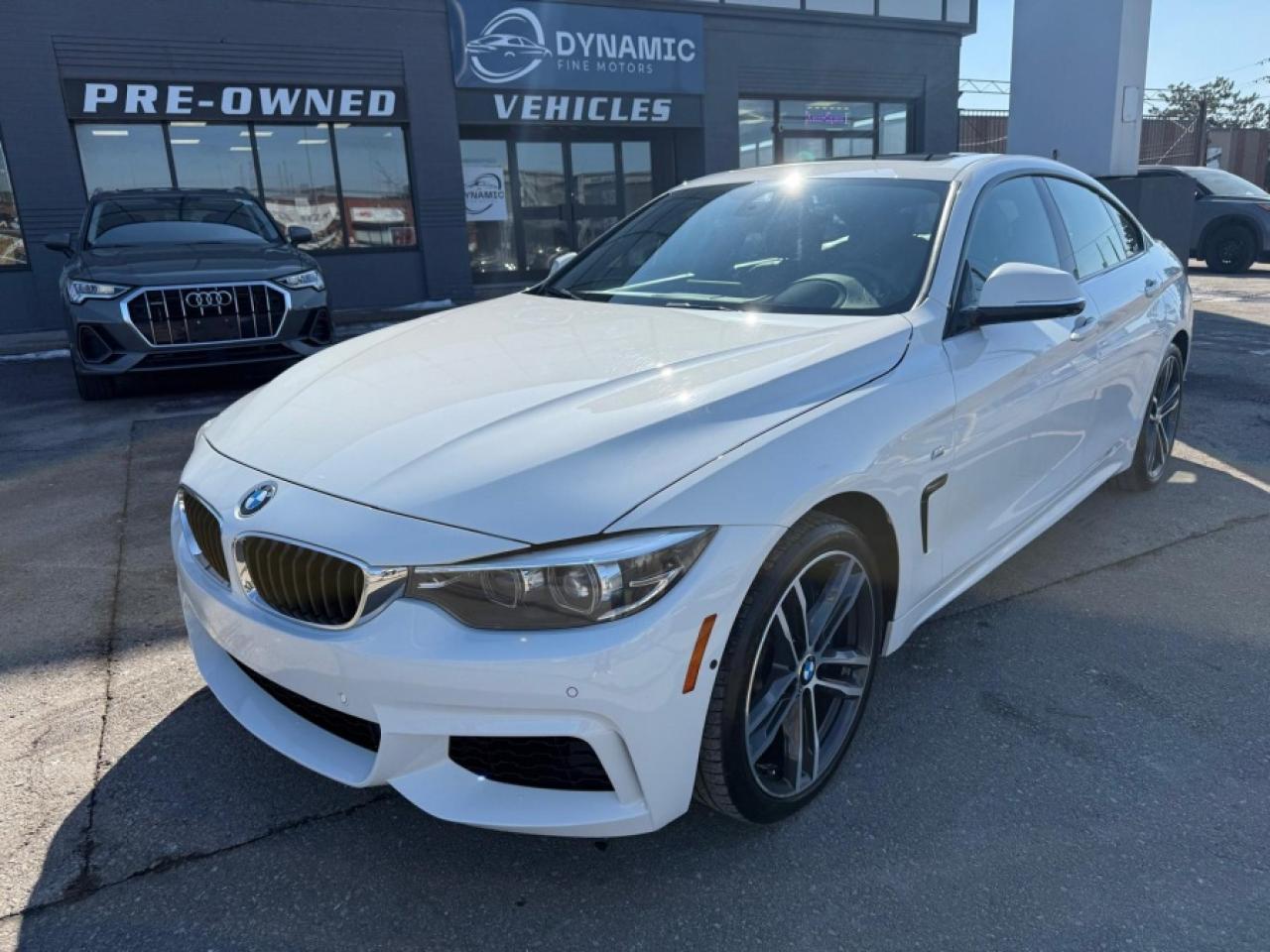 Gorgeous BMW 440i Gran Coupe comes equipped with 6 cylinder AWD, Heads Up Display, navigation, apple carplay, sunroof, rear camera, premium Harman/Kardon sound system and so much more!<br><br>Tax and Licensing Fees are EXTRA!<br>!!! This is both the cash AND finance price !!!<br>This vehicle can be certified for an additional $799.  <br>If not Certified, then as per OMVIC Regulations the vehicle is deemed un-fit, not drivable and not Certified.<br><br>5161 Steeles Ave W, North York<br>Open Monday-Saturday<br>dynamicfinemotors.ca<br>Call or text 437-561-2890