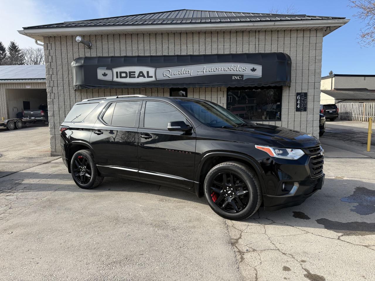 <p data-start=84 data-end=163><strong data-start=84 data-end=163>2019 Chevrolet Traverse Premier Redline Edition &ndash; Fully Loaded &ndash; 177,000 KM</strong></p><p data-start=165 data-end=490>Beautiful <strong data-start=175 data-end=226>2019 Chevrolet Traverse Premier Redline Edition</strong> in excellent condition. This SUV is <strong data-start=263 data-end=279>fully loaded</strong> with premium features, offering a perfect combination of performance, comfort, and style. The <strong data-start=374 data-end=393>Redline Edition</strong> adds sporty black accents and upgraded styling that makes this Traverse stand out from the rest.</p><p data-start=492 data-end=667>Powered by a strong <strong data-start=512 data-end=530>3.6L V6 engine</strong> with smooth automatic transmission, it delivers great power while remaining comfortable and practical for daily driving or family trips.</p><p data-start=669 data-end=686><strong data-start=669 data-end=686>Key Features:</strong></p><ul data-start=687 data-end=1216><li data-start=687 data-end=754><p data-start=689 data-end=754>Redline Edition package (black wheels, black badges, sporty trim)</p></li><li data-start=755 data-end=777><p data-start=757 data-end=777><strong data-start=757 data-end=777>Leather interior</strong></p></li><li data-start=778 data-end=815><p data-start=780 data-end=815><strong data-start=780 data-end=815>Heated & ventilated front seats</strong></p></li><li data-start=816 data-end=845><p data-start=818 data-end=845><strong data-start=818 data-end=845>Heated second-row seats</strong></p></li><li data-start=846 data-end=869><p data-start=848 data-end=869><strong data-start=848 data-end=869>Panoramic sunroof</strong></p></li><li data-start=870 data-end=893><p data-start=872 data-end=893><strong data-start=872 data-end=893>Navigation system</strong></p></li><li data-start=894 data-end=928><p data-start=896 data-end=928><strong data-start=896 data-end=928>Apple CarPlay & Android Auto</strong></p></li><li data-start=929 data-end=960><p data-start=931 data-end=960><strong data-start=931 data-end=960>Bose premium sound system</strong></p></li><li data-start=961 data-end=992><p data-start=963 data-end=992><strong data-start=963 data-end=992>360&deg; surround-view camera</strong></p></li><li data-start=993 data-end=1020><p data-start=995 data-end=1020><strong data-start=995 data-end=1020>Blind spot monitoring</strong></p></li><li data-start=1021 data-end=1050><p data-start=1023 data-end=1050><strong data-start=1023 data-end=1050>Adaptive cruise control</strong></p></li><li data-start=1051 data-end=1071><p data-start=1053 data-end=1071><strong data-start=1053 data-end=1071>Power liftgate</strong></p></li><li data-start=1072 data-end=1090><p data-start=1074 data-end=1090><strong data-start=1074 data-end=1090>Remote start</strong></p></li><li data-start=1091 data-end=1130><p data-start=1093 data-end=1130><strong data-start=1093 data-end=1130>Keyless entry & push-button start</strong></p></li><li data-start=1131 data-end=1161><p data-start=1133 data-end=1161><strong data-start=1133 data-end=1161>Tri-zone climate control</strong></p></li><li data-start=1162 data-end=1190><p data-start=1164 data-end=1190><strong data-start=1164 data-end=1190>20 black alloy wheels</strong></p></li><li data-start=1191 data-end=1216><p data-start=1193 data-end=1216><strong data-start=1193 data-end=1216>7-passenger seating</strong></p></li></ul><p data-start=1218 data-end=1345>Vehicle has <strong data-start=1230 data-end=1244>177,000 km</strong>, mostly highway driving, and has been <strong data-start=1283 data-end=1302>well maintained</strong>. Runs and drives excellent with no issues.</p><p data-start=1347 data-end=1425>Perfect family SUV with lots of space, luxury features, and great reliability.</p><p data-start=1427 data-end=1454><strong data-start=1427 data-end=1454>Serious inquiries only.</strong></p>