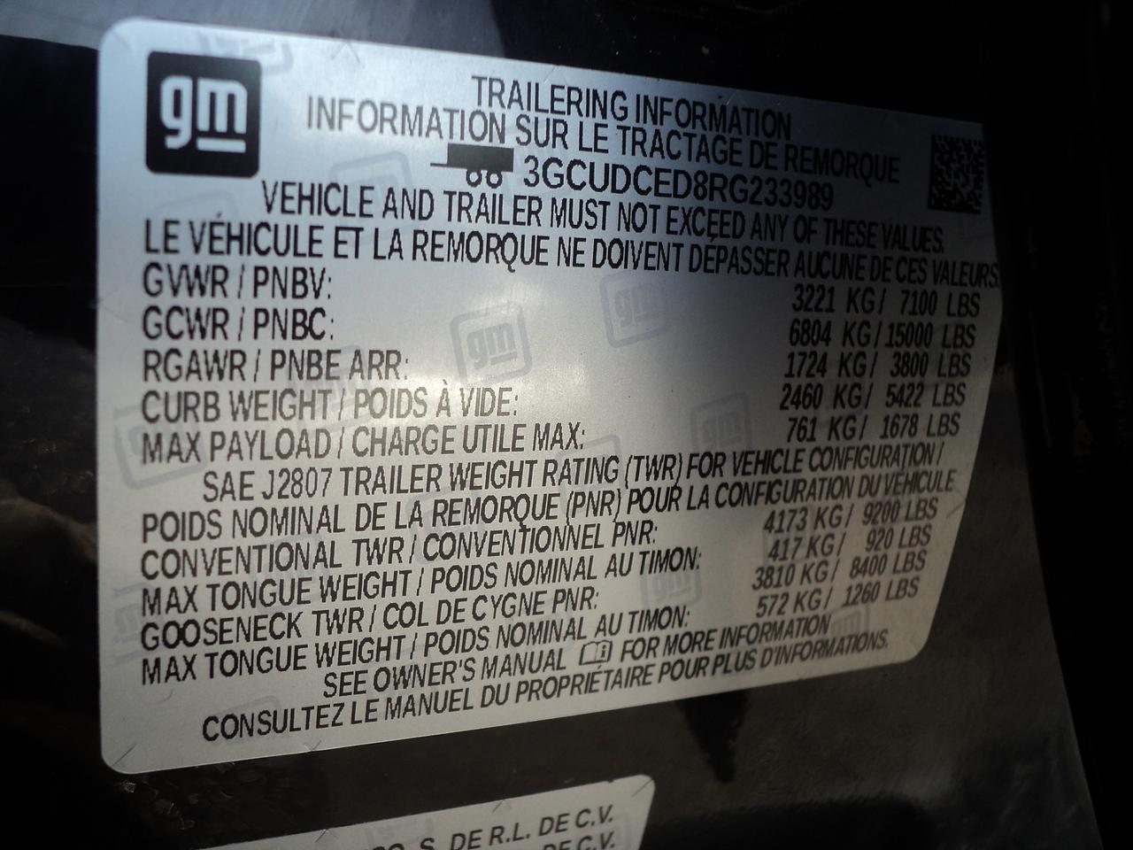 2024 Chevrolet Silverado 1500 CustomTrailBossCrewCabZ71 4WD 5.3L8cylGas 6'7"Box Photo