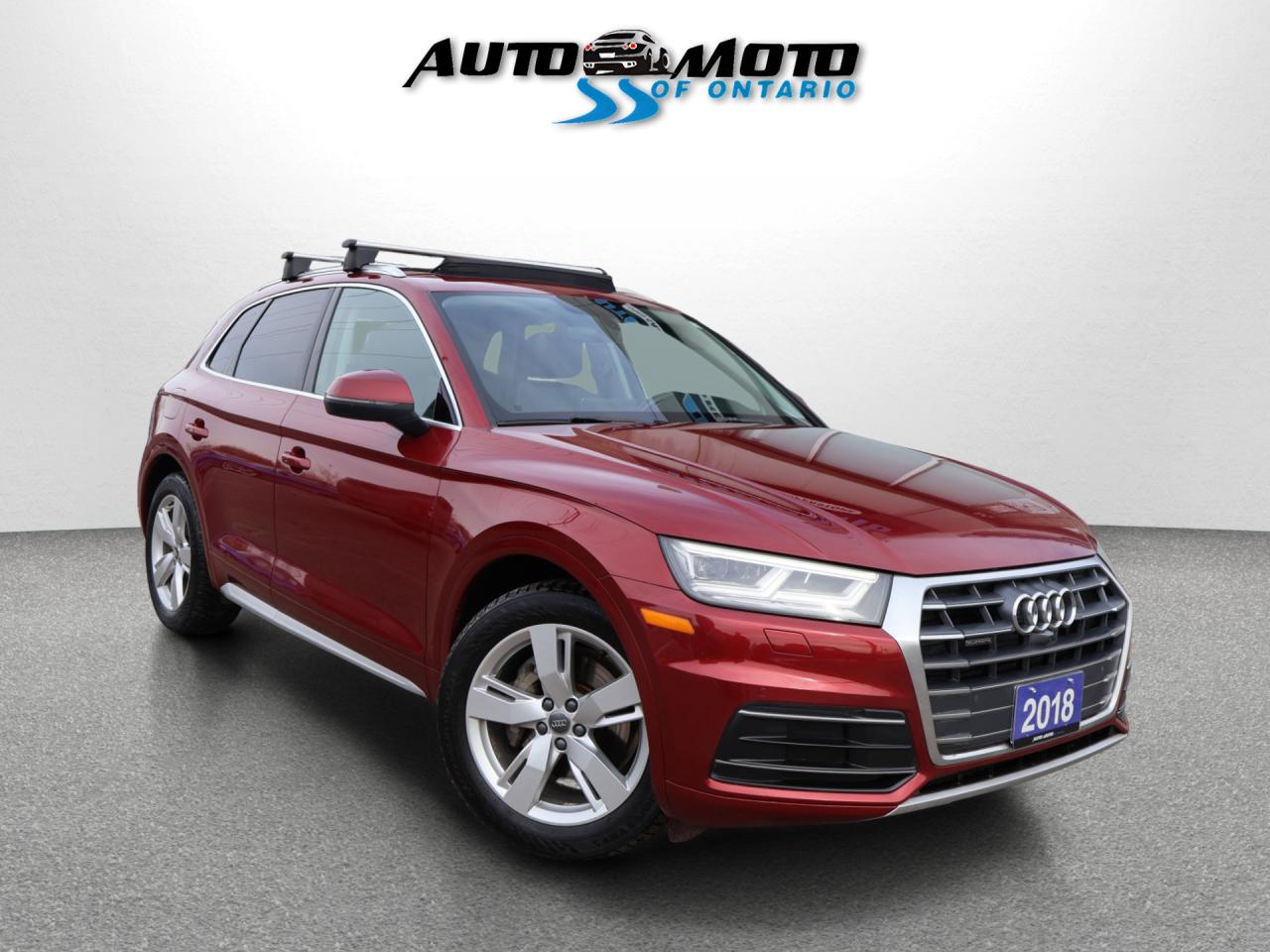 2018 Audi Q5 TECHNIK AWD CERTIFIED *1 OWNER*ACCIDENT FREE*AUDI MAINTAIN* CAMERA NAV BLUETOOTH LEATHER HEATED SEATS PANO ROOF CRUISE ALLOYS - Photo #1