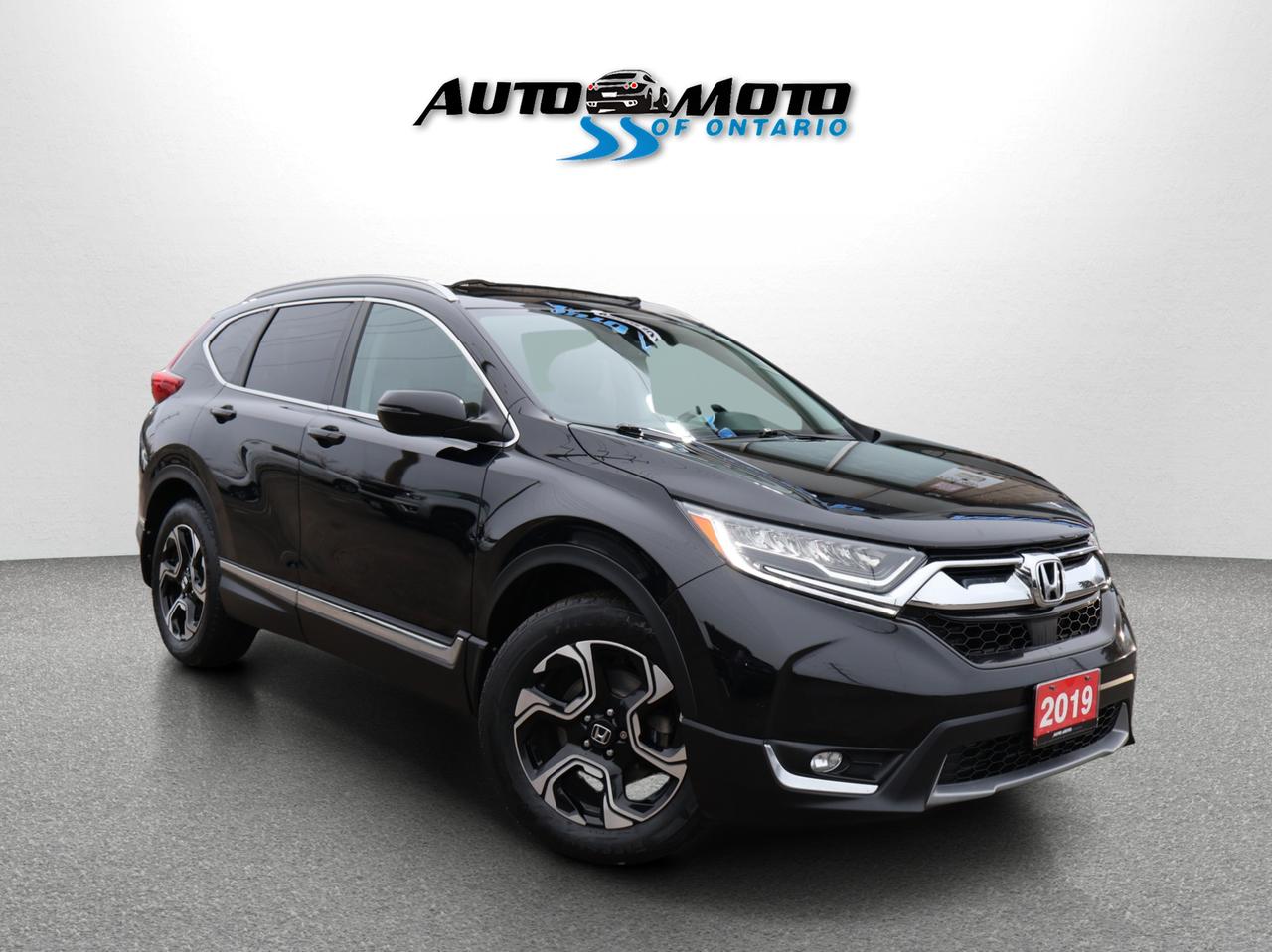 <p>*SAFETY INCLUDED*ACCIDENT FREE*LOCAL ONTARIO CAR*21 SERVICE RECORDS*<span> Very Clean 4WD Honda CR-V Touring Turbo 4Cyl with Automatic Transmission has Heated Seat, Cruise Control, and Alloy. Black on Black Leather Interior. Fully Loaded with: Power Windows, Power Locks, and Power Heated Mirrors, CD, AC/AUX, Keyless Entry, Alloys, Cruise Control, Back Up Camera, Navigation System, Panoramic Roof, Heated Seats, Bluetooth, Steering Mounted Controls, Push To Start, Engine Remote Start, Lane Departure, Brake Hold, Roof Rack, and ALL THE POWER OPTIONS !!!!!</span></p><p><span>-------------------------------------------------</span><br><span>Financing options are available from 6.29% with $0 Down payment O.A.C.</span><br><span>-------------------------------------------------</span><br><span>SAFETY CERTIFICATION INCLUDED*** Vehicle comes with: Safety Certification, and Car Fax Report ALL INCLUDED!! At no extra cost to you!! Dont miss this opportunity to own a high-quality, pre-owned vehicle. </span><br><span>-------------------------------------------------</span><br><span>Additionally, our vehicles qualify for up to 4 years of extended warranty. Please speak to your sales representative for more information.</span><br><span>-------------------------------------------------</span><br><span>We are open Monday to Saturday from 10am - 6pm, Sundays Closed.</span><br><span>-------------------------------------------------</span><br><span>We also welcome trade-ins, with on-site buyers available to estimate your vehicle on the same day.</span><br><span>-------------------------------------------------</span><br><span>Visit us at 3219 Harvester Road, Burlington, L7N 3N8 or call us at Nine O Five-281-2255 for more information.</span><br><span>------------------------------------------------</span><br><span>Check our inventory at www automotoinc ca</span></p>