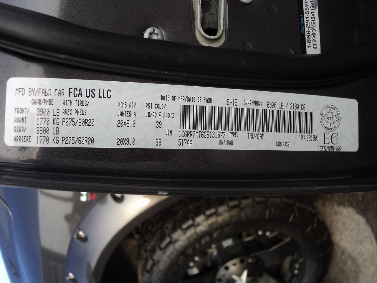 2016 RAM 1500 Sport CrewCab 4x4 5.7L8cylGas 5'5"Box HeatedSeats Photo