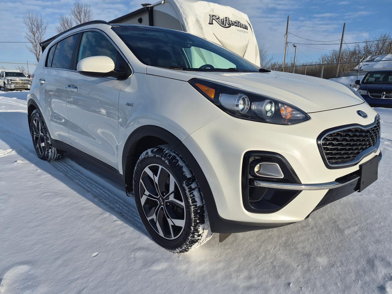 Used 2020 Kia Sportage EX AWD Pano Bu Cam, Htd Steering & Seats, Lane ass for sale in Edmonton, AB