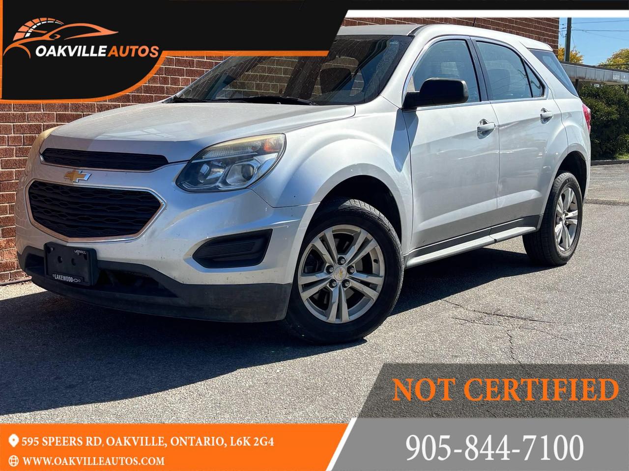 Used 2016 Chevrolet Equinox AWD 4DR LS for sale in Oakville, ON