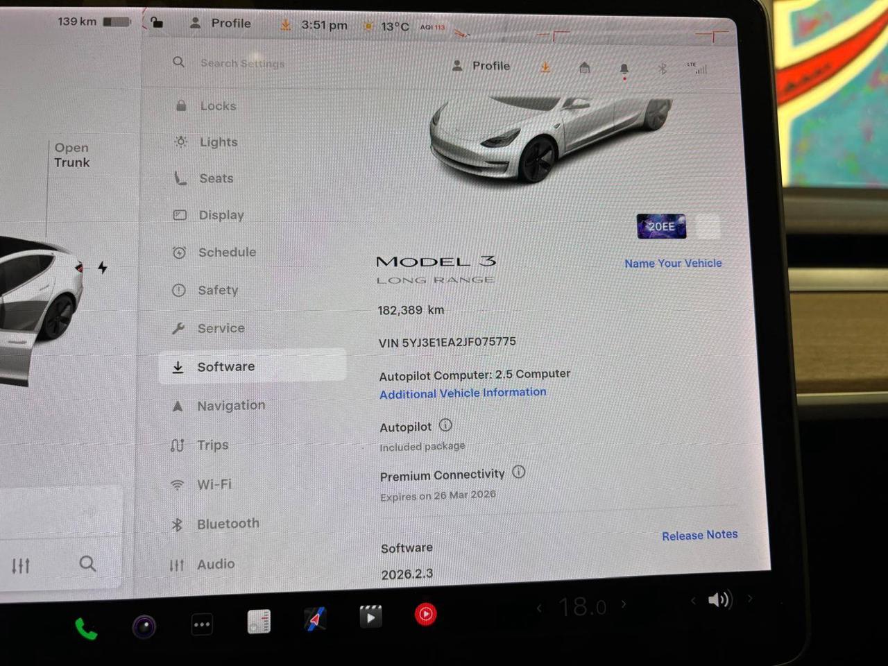 2018 Tesla Model 3 Long Range - ONE OWNER Photo