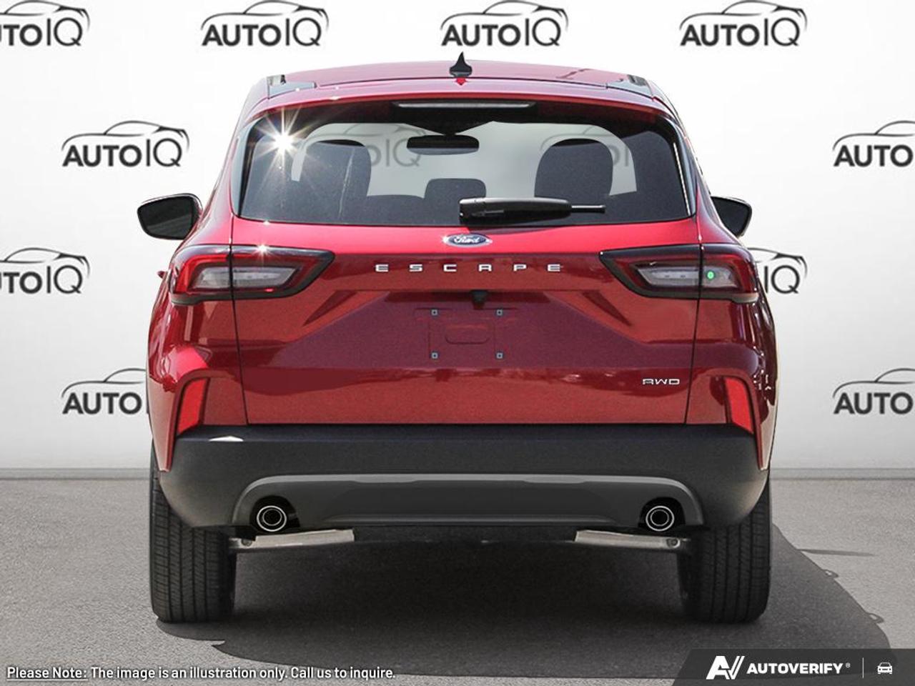 2025 Ford Escape ST-Line Equipment Group 300A|RAPID RED MET TINTED CC|PARTIAL VINYL/CLOTH SEATS EBONY W/RED STITCH|EQUIP GROUP 300A|1.5L ECO W/START-STOP|8-SPD AUTO|COLD WEATHER PKG|PANORAMIC VISTA ROOF|FLR LINERS FR-RR W/CRP Photo4