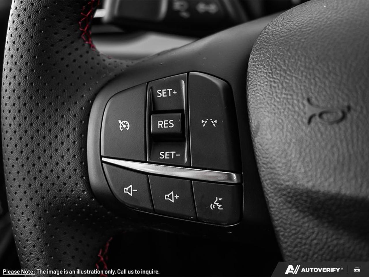 2025 Ford Escape ST-Line Equipment Group 300A|RAPID RED MET TINTED CC|PARTIAL VINYL/CLOTH SEATS EBONY W/RED STITCH|EQUIP GROUP 300A|1.5L ECO W/START-STOP|8-SPD AUTO|COLD WEATHER PKG|PANORAMIC VISTA ROOF|FLR LINERS FR-RR W/CRP Photo