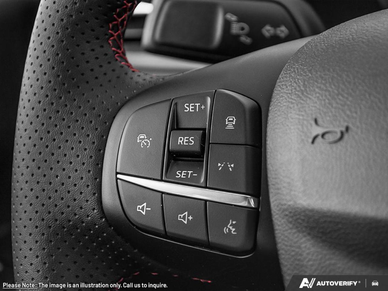 2025 Ford Escape ST-Line EQUIP GRP 300A | 1.5L ECO W/START-STOP | 8-SPD A/T | COLD WEATHER PKG | PANO VISTA ROOF | TECH PKG #1 | AGATE BLACK METALLIC | EBNY PART VNL/CLTH &RED STCH Photo