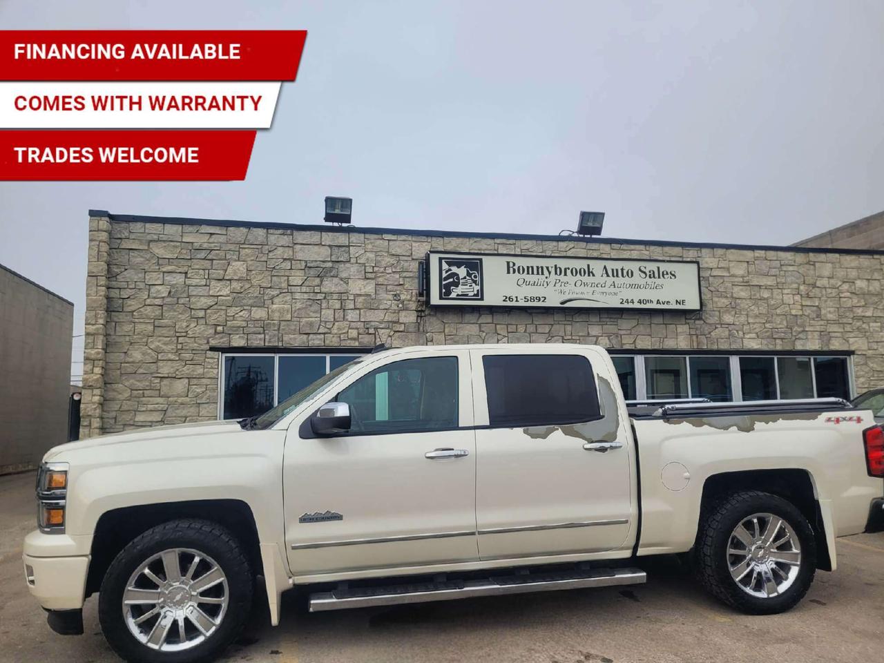 Used 2014 Chevrolet Silverado 1500 High Country/LEATHER/SUNROOF/BACK UP CAMERA for sale in Calgary, AB