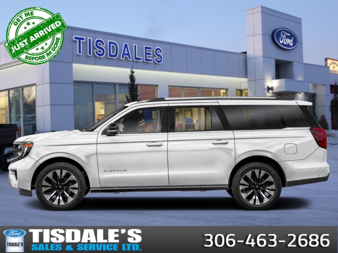 Check out the large selection of pre-owned vehicles at Tisdales today!<br> <br>The Ford Expedition comes tailored with crisp style and plenty of extra space. This 2025 Ford Expedition is fresh on our lot in Kindersley. <br> <br>This Ford Expedition sets the benchmark for all other full-size SUVs in multiple categories. From its vast and comfortable interior to the excellent driving dynamics it delivers uncompromised towing capability, there isnt much this Expedition cant do. Power, style and plenty of space for passengers and cargo give the Ford Expedition its bold and imposing presence on the road. This SUV has 30,750 km. Its Space Silver in colour. It has an Automatic transmission and is powered by a 400HP 3.5L V6 Cylinder Engine.<br> To view the original window sticker for this vehicle view this <a href=http://www.windowsticker.forddirect.com/windowsticker.pdf?vin=1FMJK1M81SEA41470 target=_blank>http://www.windowsticker.forddirect.com/windowsticker.pdf?vin=1FMJK1M81SEA41470</a>. <br/><br> <br>To apply right now for financing use this link: <a href=http://www.tisdales.com/shopping-tools/apply-for-credit.html target=_blank>http://www.tisdales.com/shopping-tools/apply-for-credit.html</a><br><br> <br/><br>Tisdales is not your standard dealership. Sales consultants are available to discuss what vehicle would best suit the customer and their lifestyle, and if a certain vehicle isnt readily available on the lot, one will be brought in. o~o