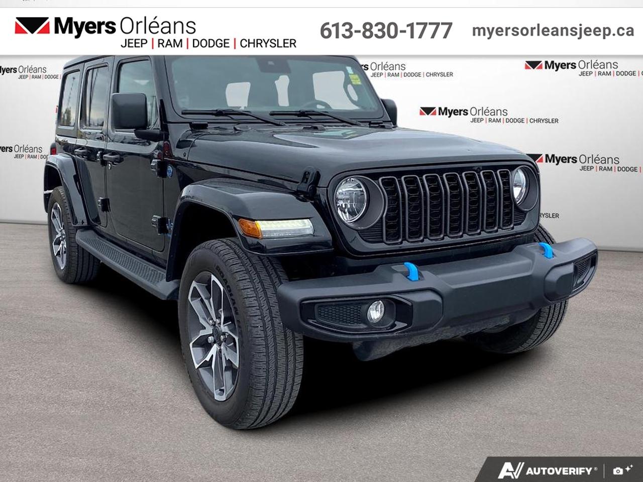 2024 Jeep Wrangler 4xe Sport S  - Hybrid -  Fast Charging - $119.56 /Wk Photo