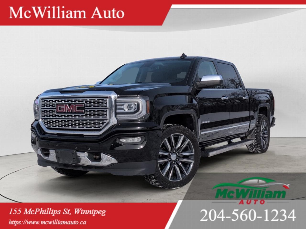Used 2016 GMC Sierra 1500 Denali 4x4 Crew Cab | HTD & Vent STS | Bose Sound | Remote Start | for sale in Winnipeg, MB