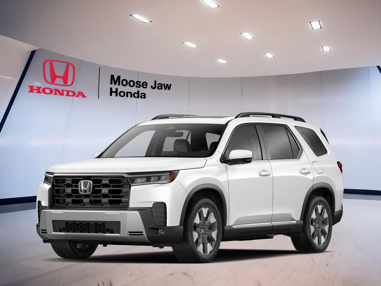 Meet the brand new 2026 Honda Pilot Touring, now at Moose Jaw Honda in Moose Jaw. Finished in White with a Brown interior, this SUV brings a clean, upscale look that suits family life and business days alike. It is built to handle Prairie weather with confidence.

Under the hood, the 2026 Honda Pilot Touring uses a 3.5 L V6 24-valve DOHC engine with Dual Variable Valve Timing Control. Power delivery feels smooth and ready for daily merging, highway passing, and full-load driving. A 10-speed automatic transmission with shift capability helps keep the drive refined and responsive.

This 2026 Honda Pilot Touring also comes with all-wheel drive, giving you added traction when roads turn slick or visibility drops. Whether you are heading across town in winter or taking a weekend trip out of Moose Jaw, the drivetrain is designed to help you stay composed and in control.

At Moose Jaw Honda, this brand new 2026 Honda Pilot Touring is a smart pick for drivers who want a modern Honda SUV with a proven V6 layout, a polished cabin colour combination, and the added reassurance of all-wheel drive. If you want a three-row SUV that feels ready for real Canadian conditions, this one deserves a closer look.

FEATURES OF THE Pilot Touring  
»» Brand new SUV at Moose Jaw  
»» White exterior with Brown interior  
»» 10-speed automatic with shift capability  
»» All-wheel drive for year-round traction  

ADVANCED SAFETY FEATURES  
»» All-wheel drive helps maintain road grip  
»» Confident braking feel in varied conditions  
»» Stable handling for highway lane changes  
»» Predictable steering response in tight spaces  

PERFORMANCE AND EFFICIENCY  
»» 3.5 L V6 delivers smooth power  
»» Dual Variable Valve Timing Control equipped  
»» 10-speed automatic supports relaxed cruising  
»» Strong passing response at highway speeds  

COMFORT AND CONVENIENCE  
»» Brown interior creates warm cabin feel  
»» Easy-to-use shift controls within reach  
»» SUV ride height improves outward visibility  
»» Practical layout for daily family routines  

TECHNONOLGY AND CONNECTIVITY  
»» Clear driver information while on road  
»» Modern controls designed for quick access  
»» Cabin layout supports simple device use  
»» Helpful displays for everyday driving tasks  

CARGO SPACE  
»» SUV design supports versatile hauling needs  
»» Room for groceries, gear, and luggage  
»» Practical space for weekend road trips  
»» Flexible storage for busy family schedules  

WHAT OTHER OWNERS LIKE  
»» Confident all-wheel drive in winter weather  
»» Smooth, strong feel from V6 power  
»» Refined shifting from 10-speed automatic  
»» Comfortable cabin for longer family drives  

This 2026 Honda Pilot Tourings VIN is: 5FNYG1H73TB501105.<p> upscale look that suits family life and business days alike. It is built to handle Prairie weather with confidence.

Under the hood</p>
<p> the 2026 Honda Pilot Touring uses a 3.5 L V6 24-valve DOHC engine with Dual Variable Valve Timing Control. Power delivery feels smooth and ready for daily merging</p>
<p> and full-load driving. A 10-speed automatic transmission with shift capability helps keep the drive refined and responsive.

This 2026 Honda Pilot Touring also comes with all-wheel drive</p>
<p> giving you added traction when roads turn slick or visibility drops. Whether you are heading across town in winter or taking a weekend trip out of Moose Jaw</p>
<p> this brand new 2026 Honda Pilot Touring is a smart pick for drivers who want a modern Honda SUV with a proven V6 layout</p>
<p> and the added reassurance of all-wheel drive. If you want a three-row SUV that feels ready for real Canadian conditions</p>
<p> this one deserves a closer look.

FEATURES OF THE Pilot Touring  
»» Brand new SUV at Moose Jaw  
»» White exterior with Brown interior  
»» 10-speed automatic with shift capability  
»» All-wheel drive for year-round traction  

ADVANCED SAFETY FEATURES  
»» All-wheel drive helps maintain road grip  
»» Confident braking feel in varied conditions  
»» Stable handling for highway lane changes  
»» Predictable steering response in tight spaces  

PERFORMANCE AND EFFICIENCY  
»» 3.5 L V6 delivers smooth power  
»» Dual Variable Valve Timing Control equipped  
»» 10-speed automatic supports relaxed cruising  
»» Strong passing response at highway speeds  

COMFORT AND CONVENIENCE  
»» Brown interior creates warm cabin feel  
»» Easy-to-use shift controls within reach  
»» SUV ride height improves outward visibility  
»» Practical layout for daily family routines  

TECHNONOLGY AND CONNECTIVITY  
»» Clear driver information while on road  
»» Modern controls designed for quick access  
»» Cabin layout supports simple device use  
»» Helpful displays for everyday driving tasks  

CARGO SPACE  
»» SUV design supports versatile hauling needs  
»» Room for groceries</p>
<p> and luggage  
»» Practical space for weekend road trips  
»» Flexible storage for busy family schedules  

WHAT OTHER OWNERS LIKE  
»» Confident all-wheel drive in winter weather  
»» Smooth</p>
<p> strong feel from V6 power  
»» Refined shifting from 10-speed automatic  
»» Comfortable cabin for longer family drives  

This 2026 Honda Pilot Tourings VIN is: 5FNYG1H73TB501105.</p>