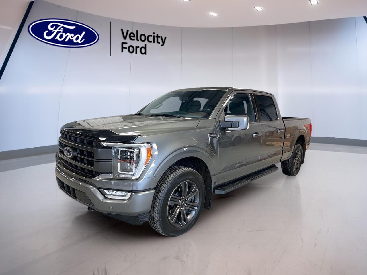 // ACCIDENT FREE!! //

Meet the 2022 Ford F-150 LARIAT with the Lariat Sport Package, FX4 Off-Road Package, and Max Trailer Tow Package, offered here at Velocity Ford in Moose Jaw. CARFAX Canada reports no accidents, so you can shop with added confidence. Finished in grey with a black interior, this 4-door truck has 44,557 km and an automatic transmission.

Under the hood, this 2022 Ford F-150 LARIAT is powered by a 3.5 L unleaded engine designed for confident passing, smooth highway cruising, and strong low-end pull when you need it. With Four-Wheel Drive, off-road tires, and a rear tow hook, its ready for Saskatchewan weather and weekend trails. Its also equipped with a towing capacity of 10,300 kg for serious work.

FEATURES OF THE F-150 LARIAT With Lariat Sport Pkg, fX4 OFFROAD Pkg, & Max Trailer Tow Pkg NO ACCIDENTS  
»» Lariat Sport Package for bold appearance  
»» FX4 Off-Road Package for trail readiness  
»» Max Trailer Tow Package for heavy towing  
»» Four-Wheel Drive for year-round confidence  

TRUCK FEATURES  
»» Towing capacity rated up to 10,300 kg  
»» Rear tow hook for recovery needs  
»» Four doors for crew-friendly access  
»» Rear trunk access for gear loading  

ADVANCED SAFETY FEATURES  
»» Anti-lock braking system helps maintain control  
»» Stability control supports confident handling  
»» Blind spot monitor aids lane changes  
»» Lane departure warning adds extra awareness  

PERFORMANCE AND EFFICIENCY  
»» 3.5 L unleaded engine delivers strong pull  
»» Automatic transmission with dual shift mode  
»» Four-wheel drive improves traction on loose surfaces  
»» Off-road tires support rugged driving conditions  

COMFORT AND CONVENIENCE  
»» Dual-zone automatic climate control for comfort  
»» Heated front seats for cold mornings  
»» Power windows and power steering included  
»» Memory seats and adjustable pedals included  

TECHNONOLGY AND CONNECTIVITY  
»» Navigation system helps you stay on route  
»» Bluetooth integration for hands-free calling  
»» WiFi hotspot helps keep devices connected  
»» Satellite radio and HD Radio included  

CARGO SPACE  
»» Rear trunk access simplifies loading items  
»» Four-door layout supports passenger versatility  
»» Spare tire onboard for added preparedness  
»» Tinted windows help protect interior from sun  

WHAT OTHER OWNERS LIKE  
»» Strong towing and confident hauling feel  
»» Comfortable ride with useful daily features  
»» Helpful driver-assist alerts for commuting  
»» Easy connectivity with Bluetooth and WiFi  

WARRANTY  
--> Legal warranty only;  
--> Use warranty;  
--> Reasonable lifetime warranty;  
--> Warranty against hidden defects.

This 2022 Ford F-150 LARIAT With Lariat Sport Pkg, fX4 OFFROAD Pkg, & Max Trailer Tow Pkg NO ACCIDENTSs VIN is: 1FTFW1E58NKD46585.