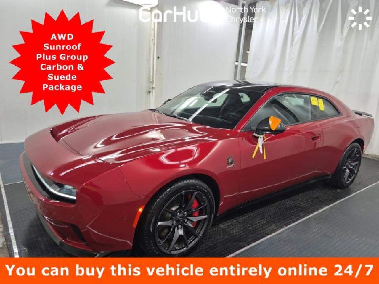 Used 2024 Dodge Charger Daytona Scat Pack AWD Sunroof Plus Group Carbon & Suede Package for sale in Thornhill, ON