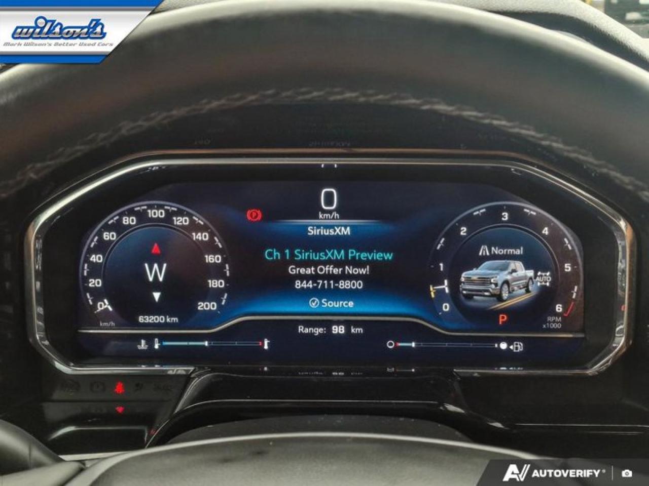 2023 Chevrolet Silverado 1500 High Country | HUD | Adaptive Cruise | Leather | Sunroof | Nav | Adaptive Ride Control | and More ! Photo