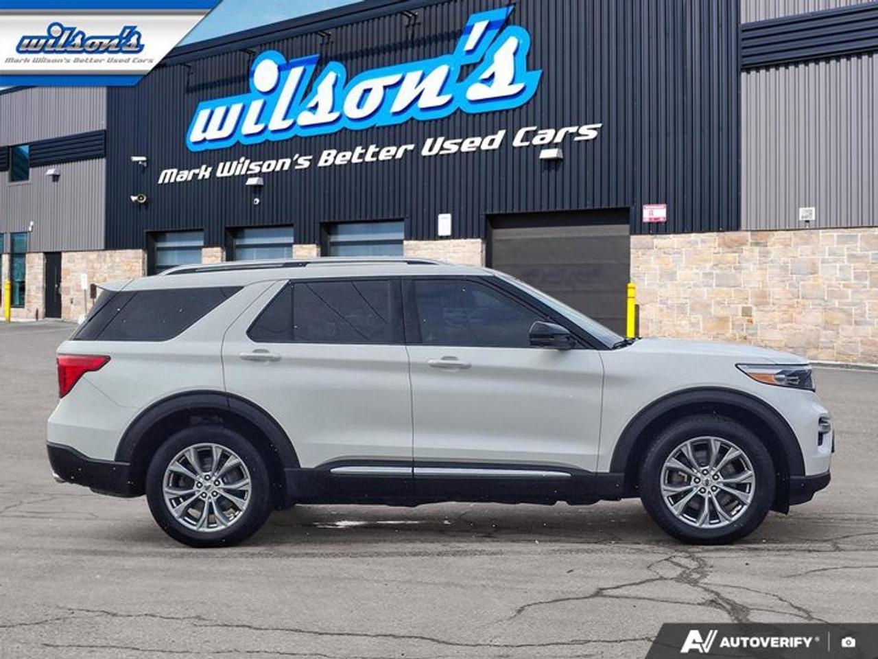 2020 Ford Explorer Limited 4WD | Leather | Heated + Cooled Seats | 360 Camera | Sunroof | Tow Pkg | and More ! Photo