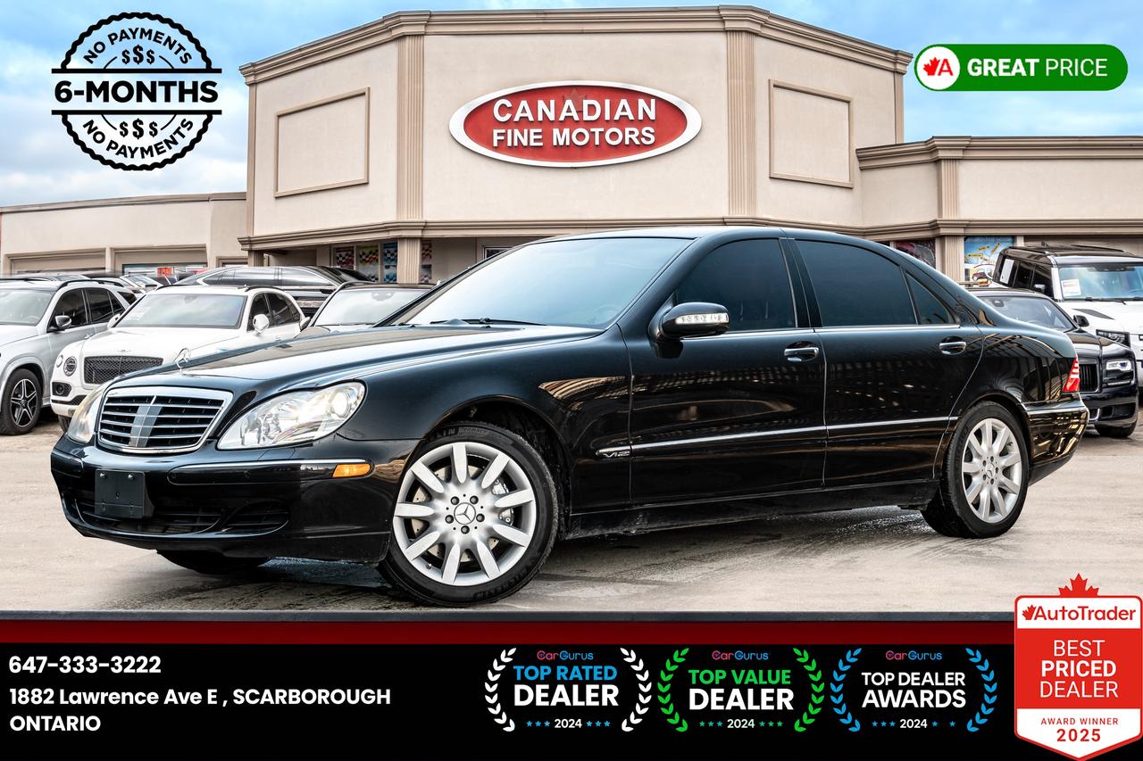 2004 Mercedes-Benz S-Class V12 S600  | CLEAN CARFAX | FULL OPTION | LOW KM | - Photo #1