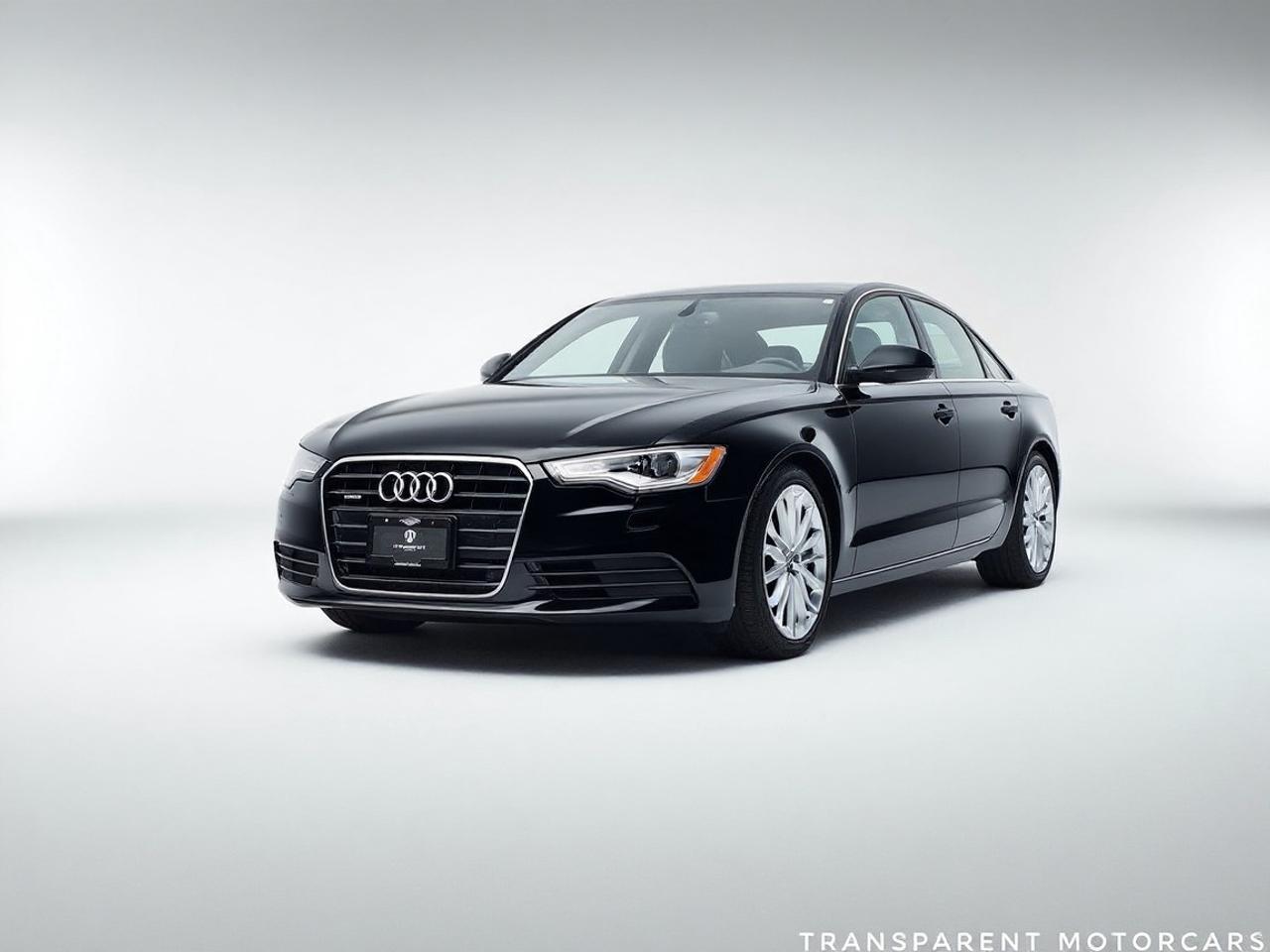 Transparent Motorcars is pleased to offer this beautiful 2013 Audi A6 Premium Plus With 125,872kms. It Features 310 Horsepower 3.0L V6 Supercharged Engine Paired With 8-Speed Shiftable Automatic Transmission Layered With All-Wheel-Drive System, Keyless Start/Entry, Power Sunroof, Blind Spot Monitoring, Tri-Zone Climate Control, Cruise Control, Navigation, Rearview Camera, Heated Seats, Audi Drive Select And Much More! <br/> <br/> <br/> Stock# G00111A Dealer # 50276 <br/> <br/> <br/> $995 Documentation Fee <br/> <br/> <br/> 3771 No.3 Road Richmond/4211 No.3 Road Richmond <br/> <br/> <br/> This vehicle has undergone a comprehensive 110-point inspection at our state-of-the-art service facility, covering: Powertrain, Suspension, Tire Tread Depth ,Brake Condition ,All Electrical Components <br/> <br/> <br/> *Each vehicle comes with a limited warranty for your peace of mind. <br/> <br/> <br/> *Free, full CARFAX Vehicle History Report available upon request. <br/> <br/> <br/> *We are a 5-star rated Google dealership, trusted by our customers. <br/> <br/> <br/> *Thousands of satisfied customers  we invite you to join our automotive family! <br/> <br/> <br/> *Complimentary pick-up service from the airport, ferry terminal, or SkyTrain station is available. <br/> <br/> <br/> *For details on our refund and buyback policy, please contact our team directly. <br/> <br/> <br/> At our dealership, we pride ourselves on building lasting relationships with our customers. Were not just a one-time dealer  we are committed to being your trusted partner for all your vehicle needs, now and in the future. From your initial purchase to ongoing service, we aim to exceed expectations every step of the way. <br/>