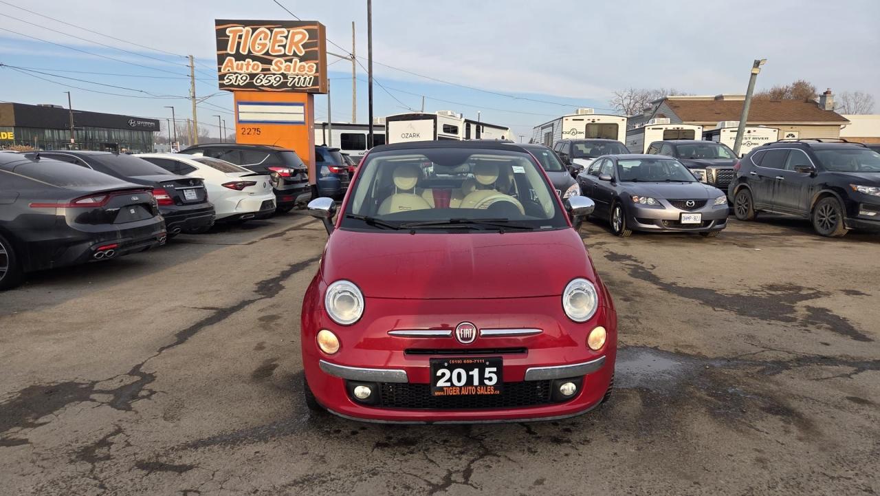 2015 Fiat 500c CONVERTIBLE, LOUNGE, ONLY 141KMS, CERTIFIED Photo