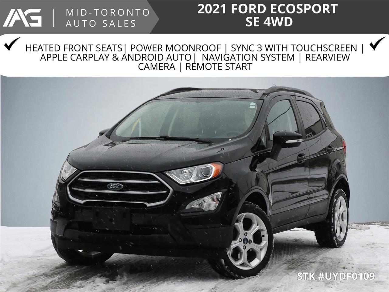 2021 Ford EcoSport SE AWD | Touch Screen Navigation | Power Moonroof | Photo0