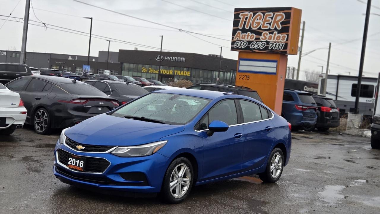 2016 Chevrolet Cruze LT, AUTO, 4 CYL, ONLY 156KMS, ALLOYS, CERTIFIED