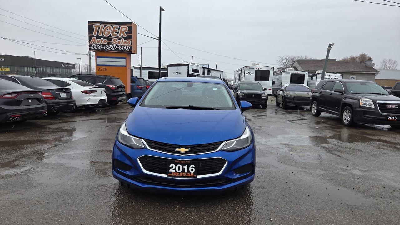 2016 Chevrolet Cruze LT, AUTO, 4 CYL, ONLY 156KMS, ALLOYS, CERTIFIED Photo