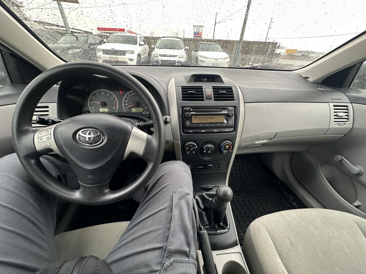 2012 Toyota Corolla CE, MANUAL, 4 CYL, RUNS AND DRIVES, AS IS SPECIAL Photo