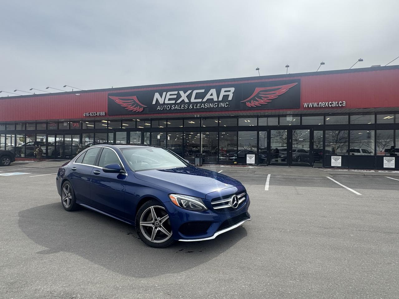 2018 Mercedes-Benz C-Class C 300 AMG PKG 4MATIC LEATHER PAN/ROOF NAVI CAMERA