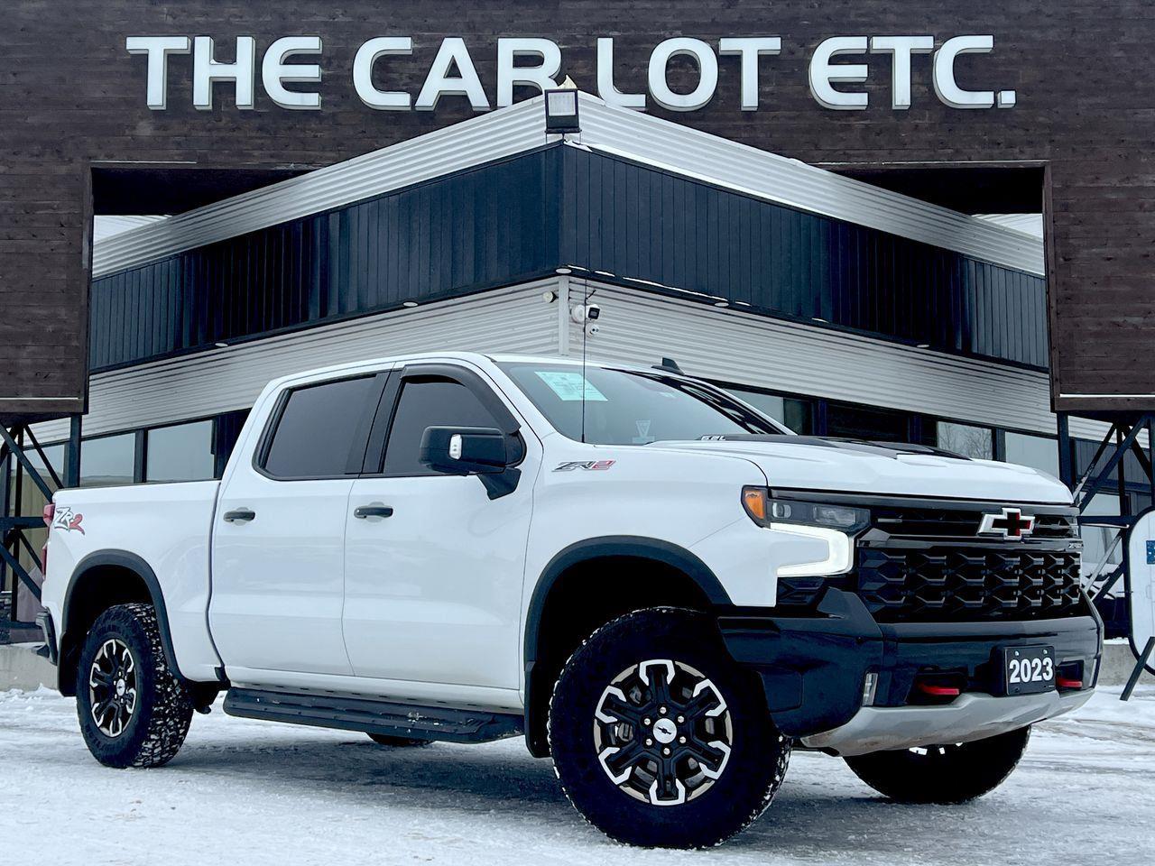 2023 Chevrolet Silverado 1500 ZR2 4X4, MOONROOF, HEATED LEATHER SEATS, RUNNING BOARDS, BACK UP CAM, SIRIUS XM!! Photo