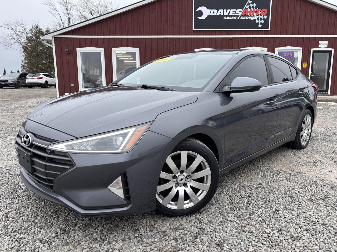 <p dir=ltr><span>30 year family business with a 4.6 Google rating! *MANUAL 6*BACKUP CAM*HEATED SEATS*</span><span><font color=#000000> </font></span><span>This 2019 Hyundai Elantra will be sold with an Ontario Safety Certificate at no extra charge through our multi-point inspection process to provide you with the best quality pre-owned experience. Complete Carfax reports come with every vehicle sale and are readily available. Financing available as well at Daves Auto through TD Auto finance for all models 2016 and newer! </span><span> 2018-2026 models range from as low as 6.79%-9.49% and 2016-2018 models range from 8.49%-9.49%.</span><span> All vehicles with XM Capability come with 3 free months of Sirius XM. Daves Auto continues to serve its customers with quality, unbranded pre-owned vehicles, certifying every vehicle inside the list price disclosed. Tinting available for $99/window.</span></p><p><span id=docs-internal-guid-cedc9e09-7fff-1a8f-0879-d36b93dded76></span></p><p dir=ltr><span>Established in 1996, Daves Auto has been serving the Haldimand, West Lincoln and Ontario area with the same quality for 30 years! With growth, Daves Auto now has a lot with approximately 70 vehicles and a service building on-site to safety all vehicles in-house. If you are looking at this vehicle and need any additional information, please feel free to call us or come visit us at 7109 Canborough Rd. Dunnville, Ontario. Find us on Instagram @ daves_auto_2020 and become more familiar with our family business! Please call in advance to ensure availability.</span></p>